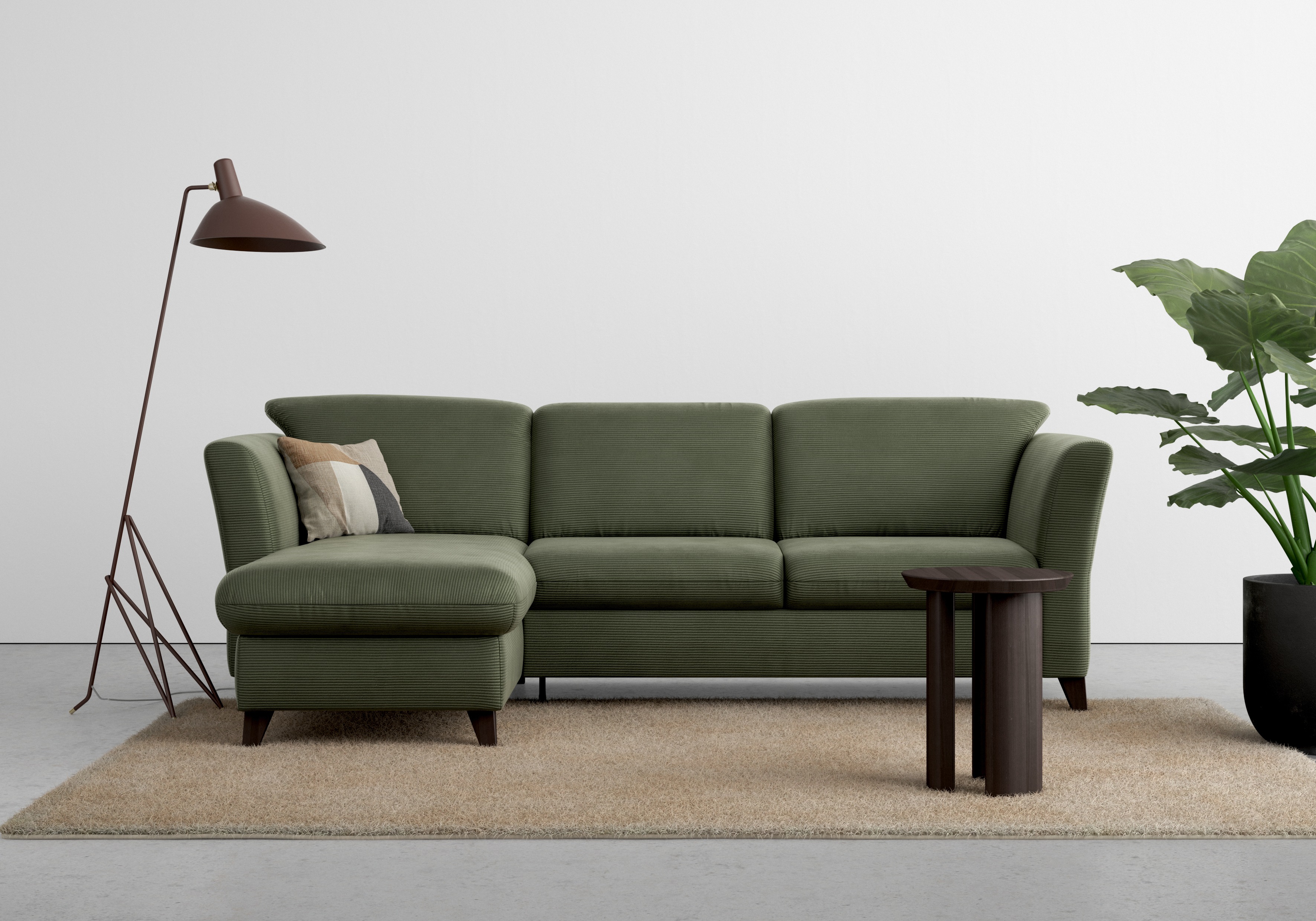 Thumbnail - Home affaire Ecksofa "Trelleborg L-Form", wahlweise mit Bettfunktion und Bettkasten, inkl. Federkern-Polsterung