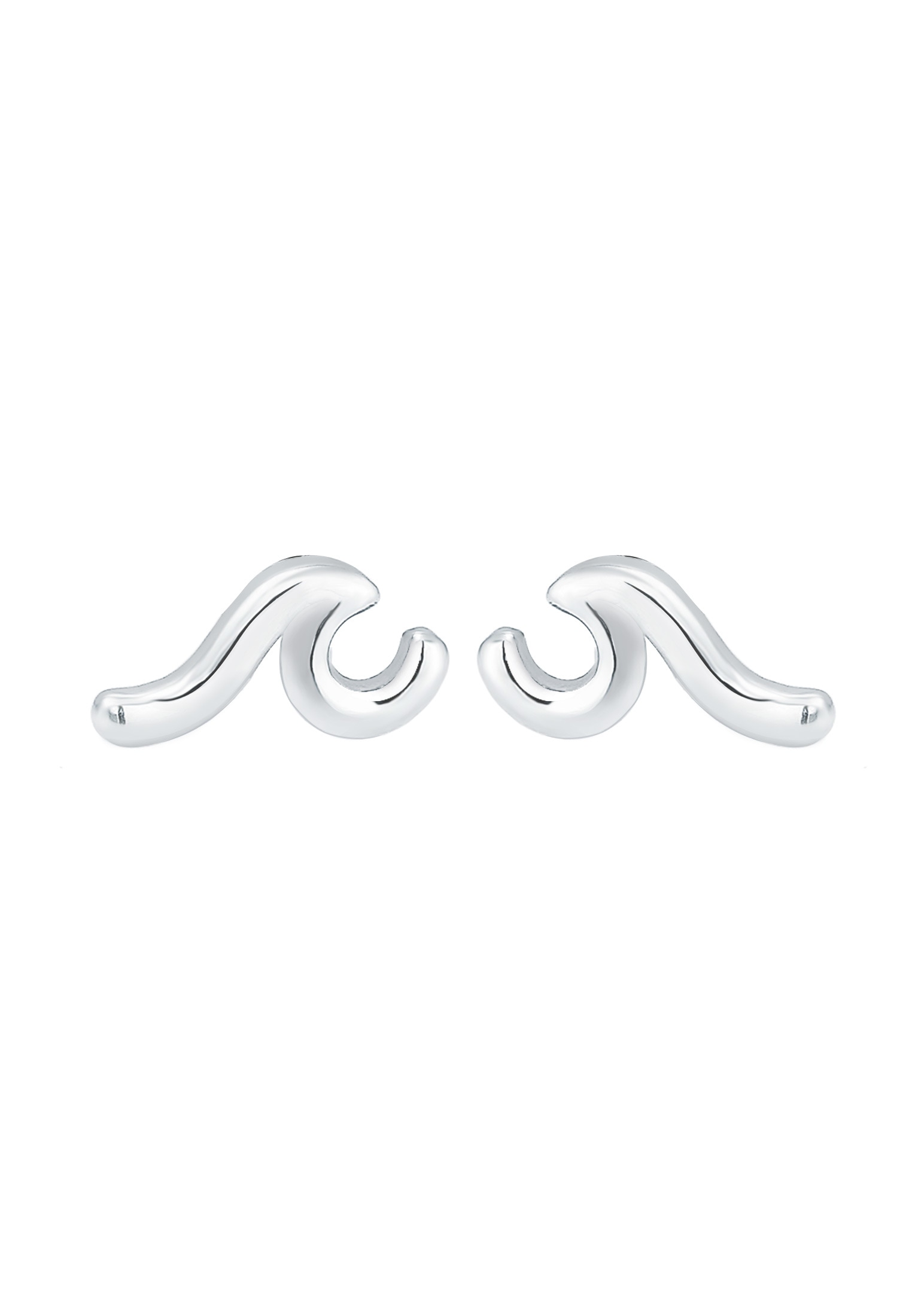 Elli Paar Ohrstecker »Wellen Wave Ohrringe Trend 925 Sterling Silber«