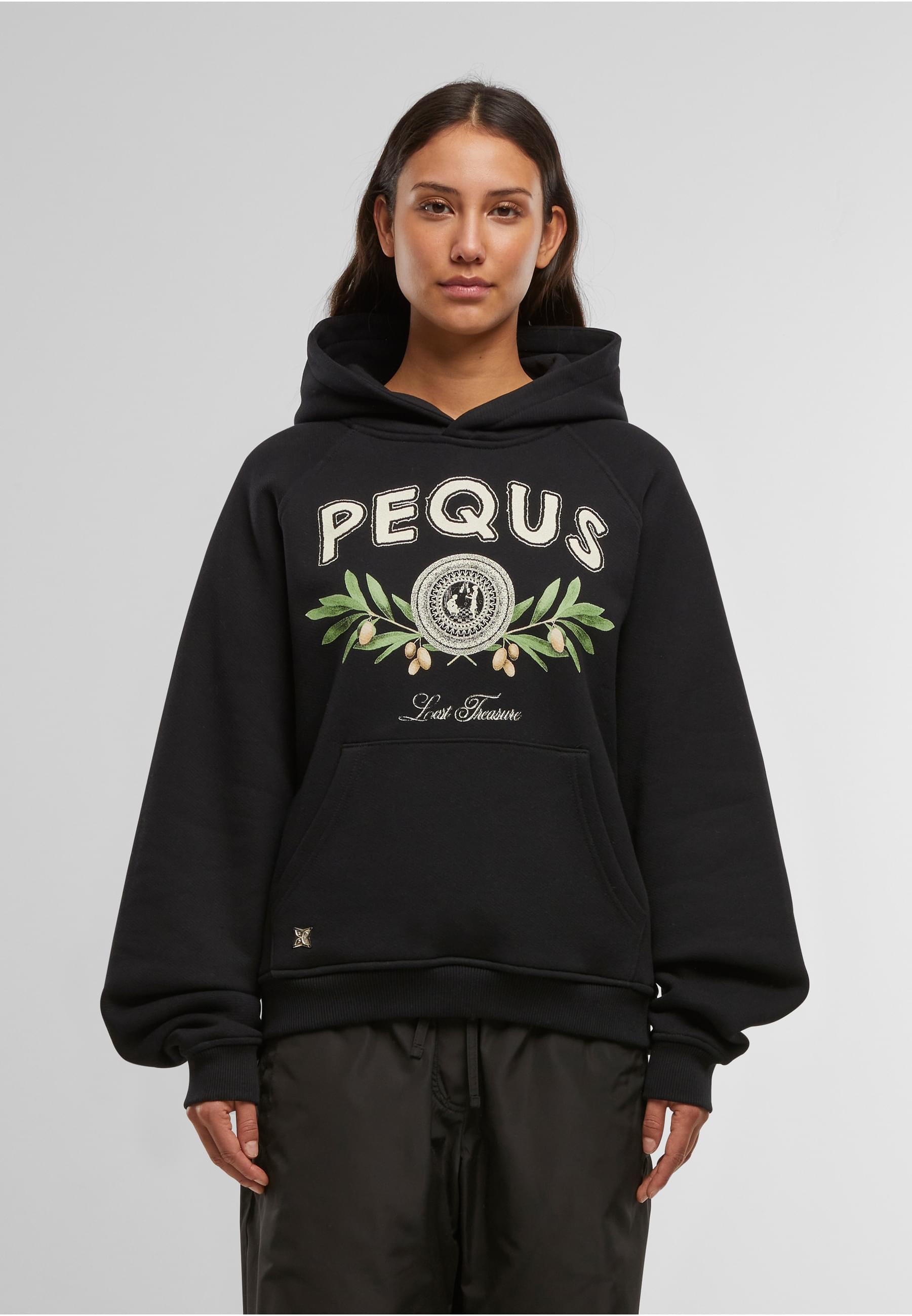 PEQUS Kapuzensweatshirt »PEQUS PEQUS Olive Coin Relic Hoodie«, (1 tlg.)
