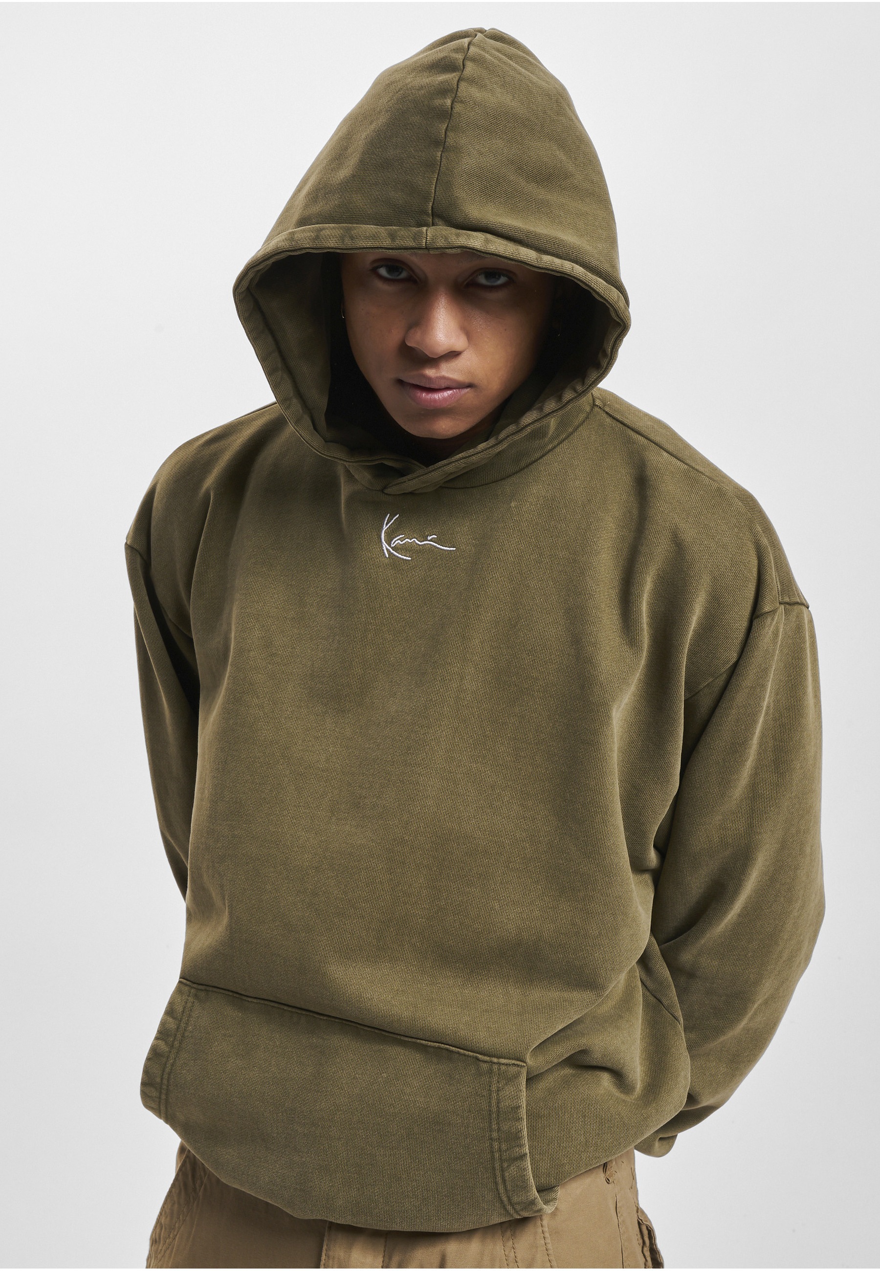 Karl Kani Kapuzenpullover »Karl Kani Herren KM234-058-2 KK Small Signature Os Heavy Sweat« 1 Stk.