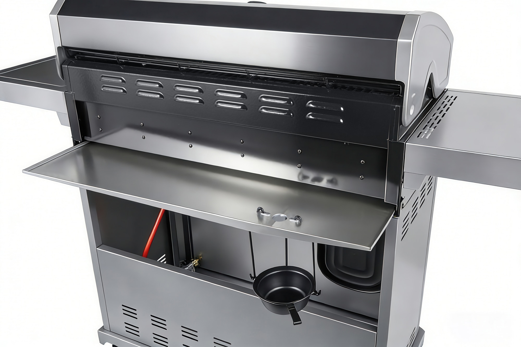 El Fuego Gasgrill »Detroit« 18 kW (6 Brenner je 2,5 kW + 1 Seitenbrenner 3,0 kW)