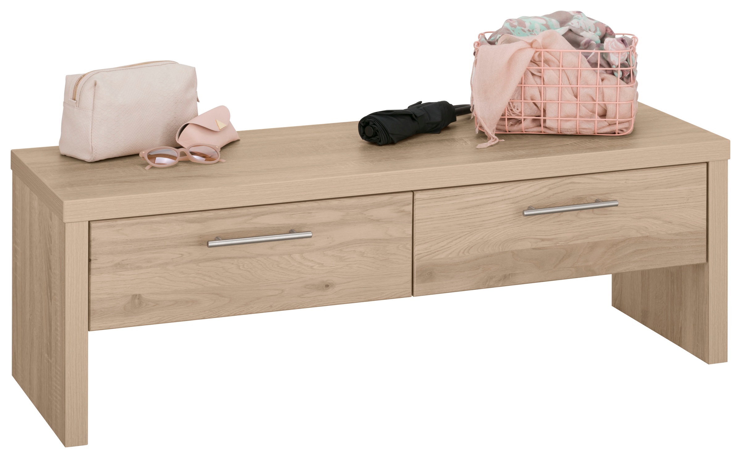 Thumbnail - VOGL Möbelfabrik Schuhbank "Toronto" Breite 80cm/120cm, Made in Germany, Teilmassiv