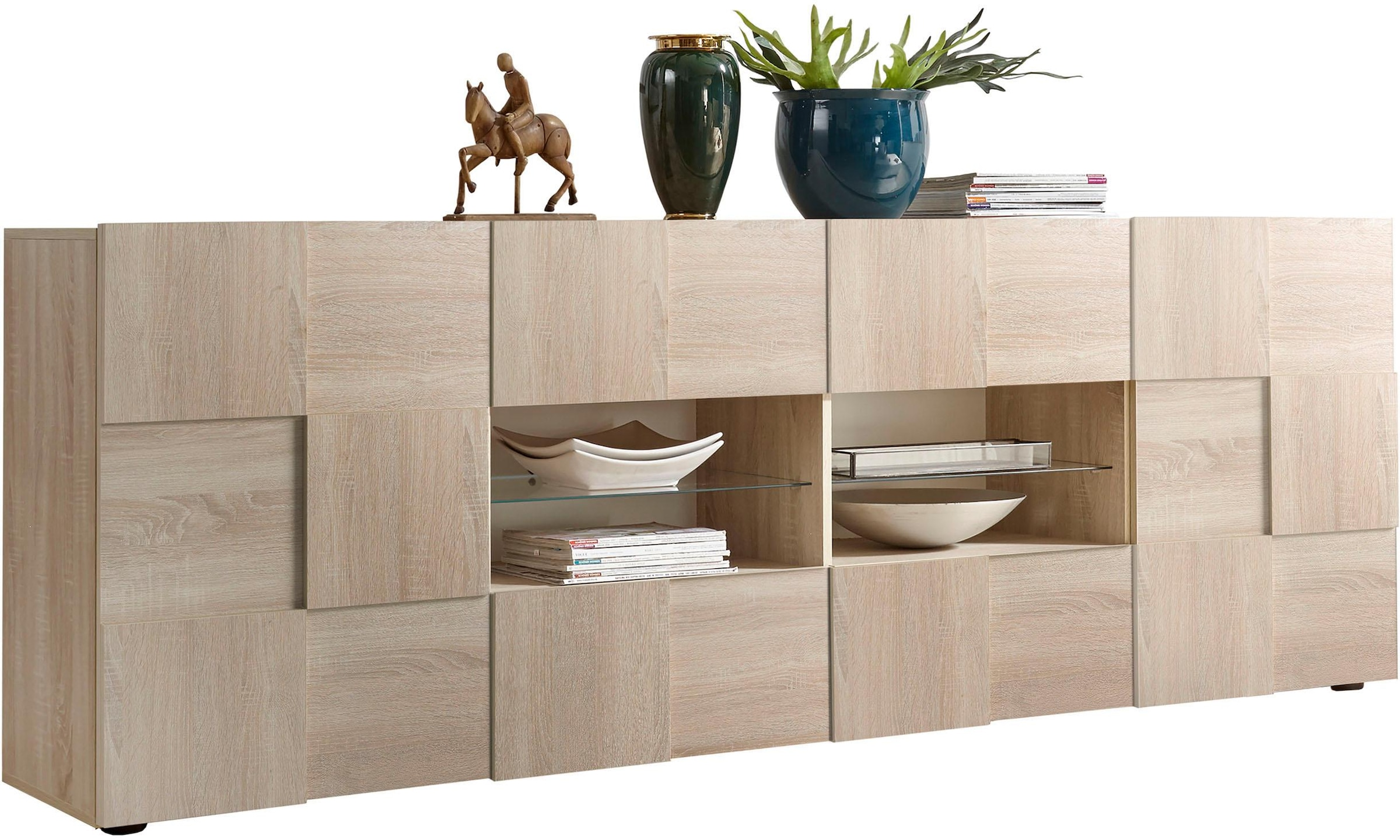Home affaire Sideboard "Dama Breite 241, Kommode 2 Türen u. 4 Schubkästen, günstig online kaufen