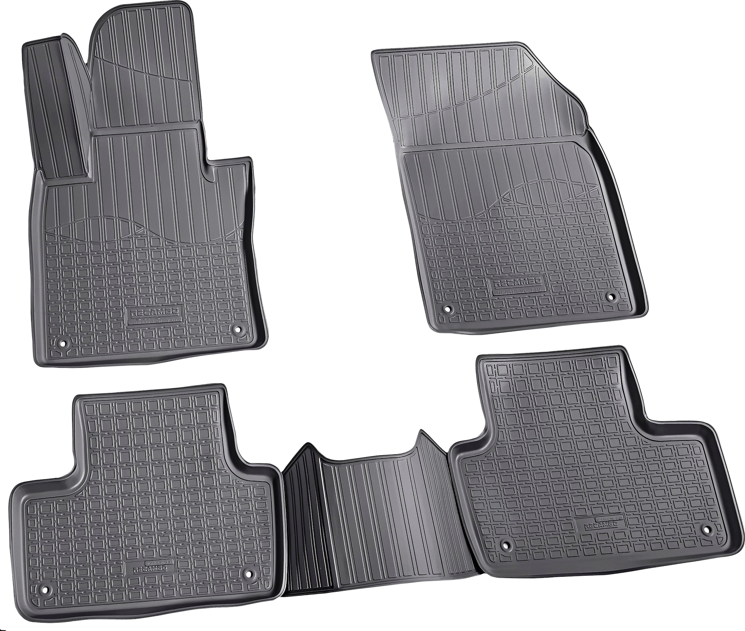 RECAMBO Passform-Fußmatten »CustomComforts«, Volvo, XC60, (Set, 4