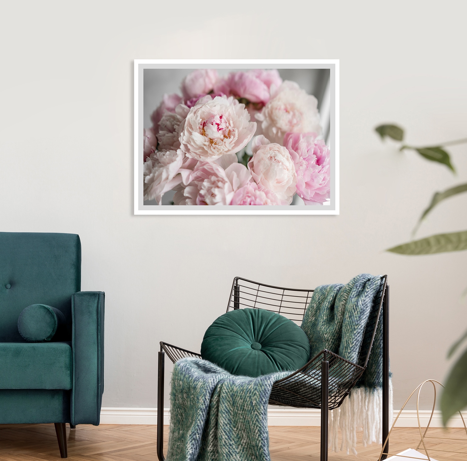 queence Bild "Amalia" Blumen Foto Kunst Pflanzen Pflanzenbilder gerahmt, Rosen