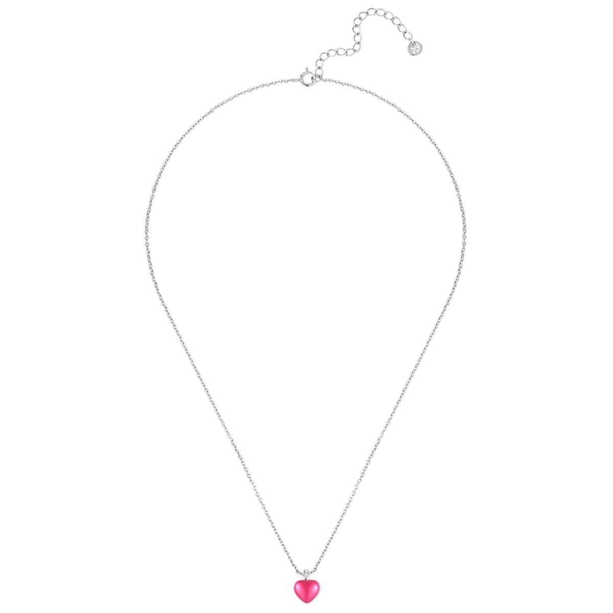 Kette mit Anhänger GLANZSTÜCKE MÜNCHEN "AV286", silber, Halsketten, Damen, 40,0cm Basiskette + 5,0cm Verlängerung, mit Lab Grown Diamond 2