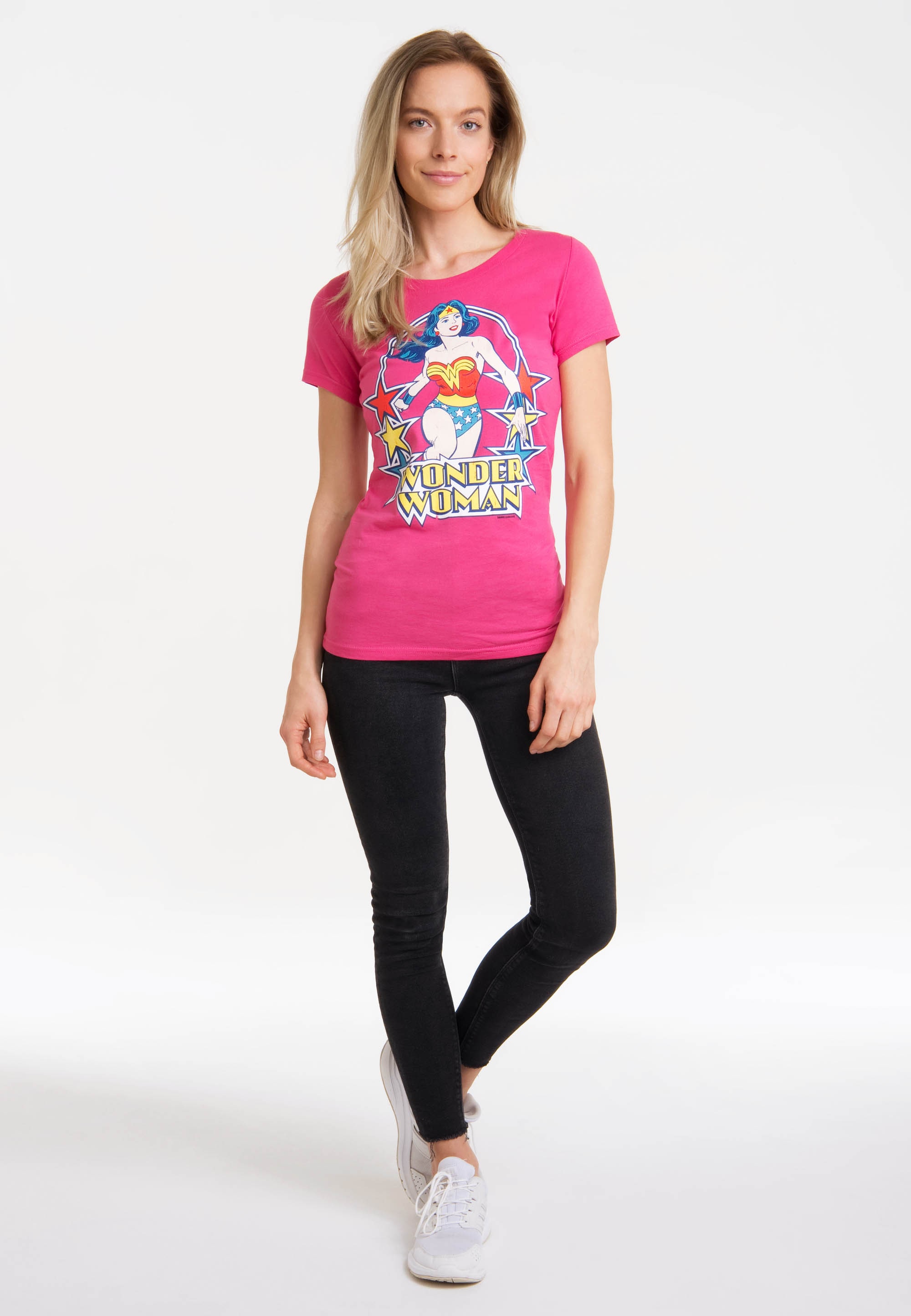 LOGOSHIRT T-Shirt »Print DC Comics Print lizenziertem BAUR Woman | Wonder Stars«, für kaufen mit