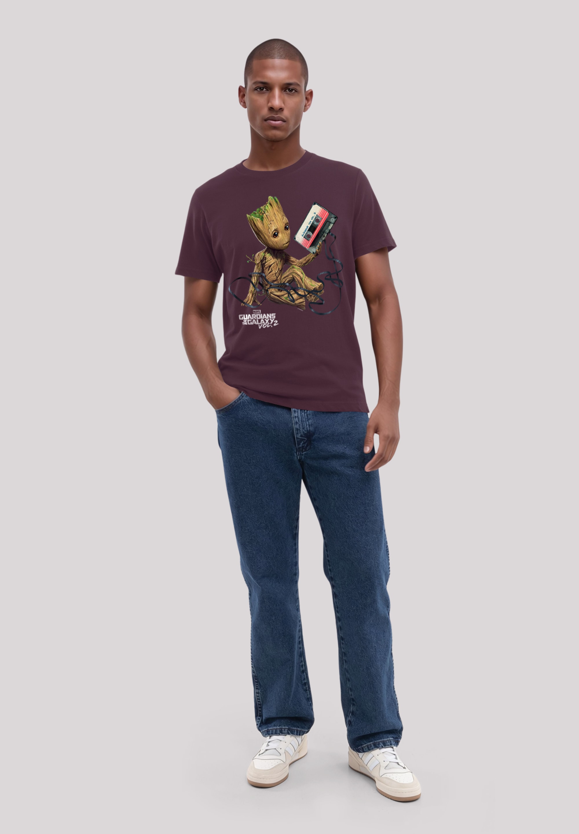 F4NT4STIC T-Shirt »Marvel Guardians Of The Galaxy Vol2 Groot Tape«, Premium Qualität