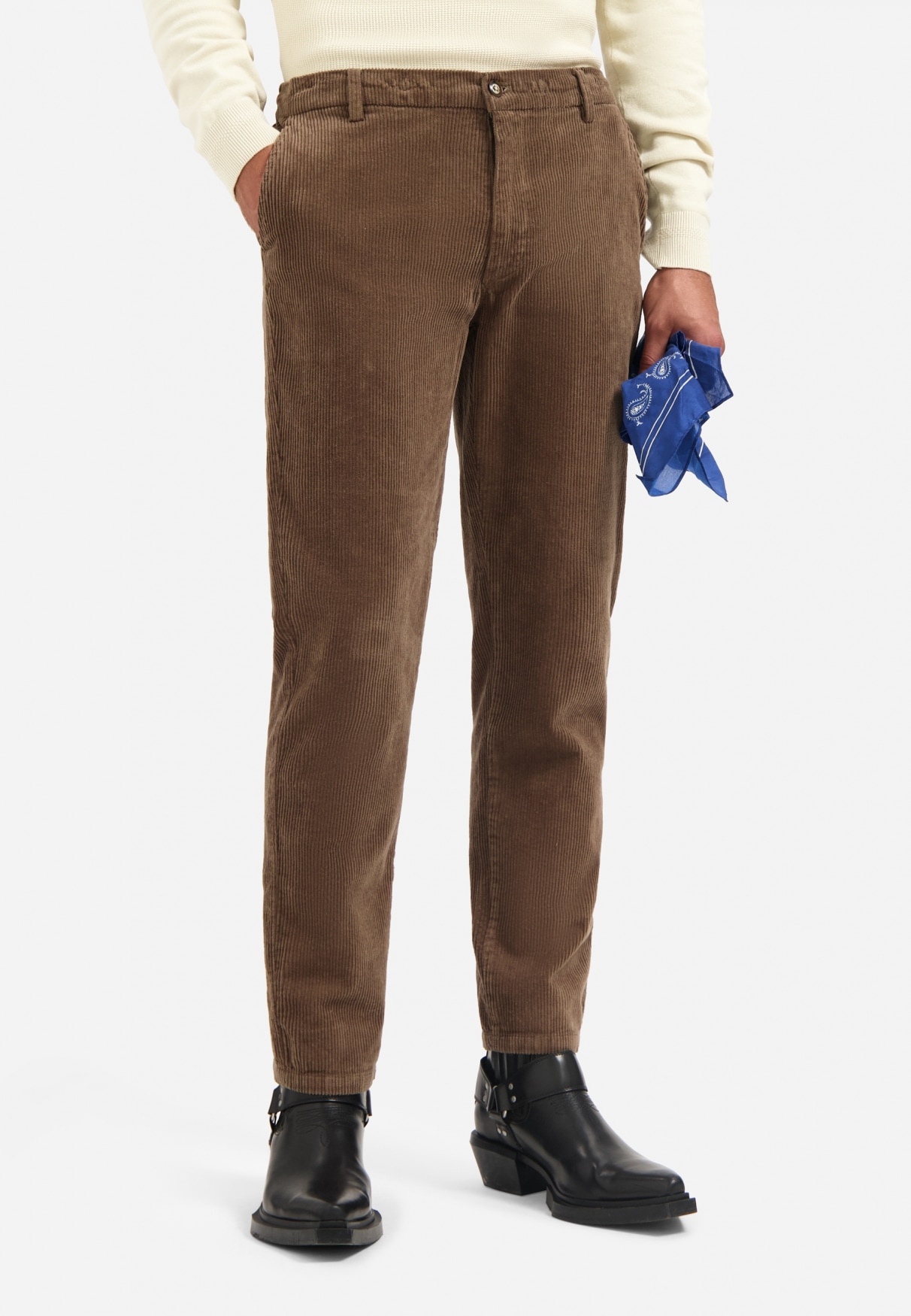 NO EXCESS Chinohose "No Excess Gerippte Cordhose Pants Chino Stretch Cordur günstig online kaufen