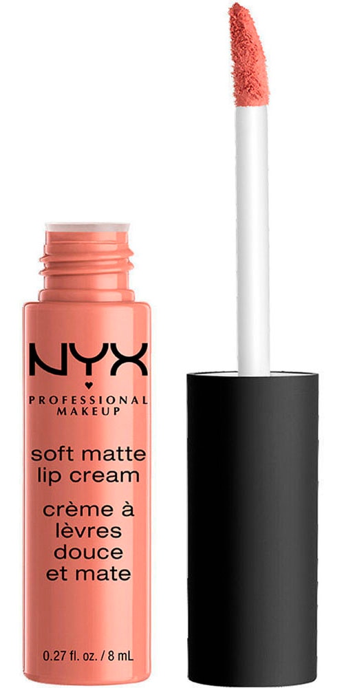 NYX Lippenstift »Professional Makeup Soft Matte Lip Cream«, mit natürlichen Inhaltstoffen