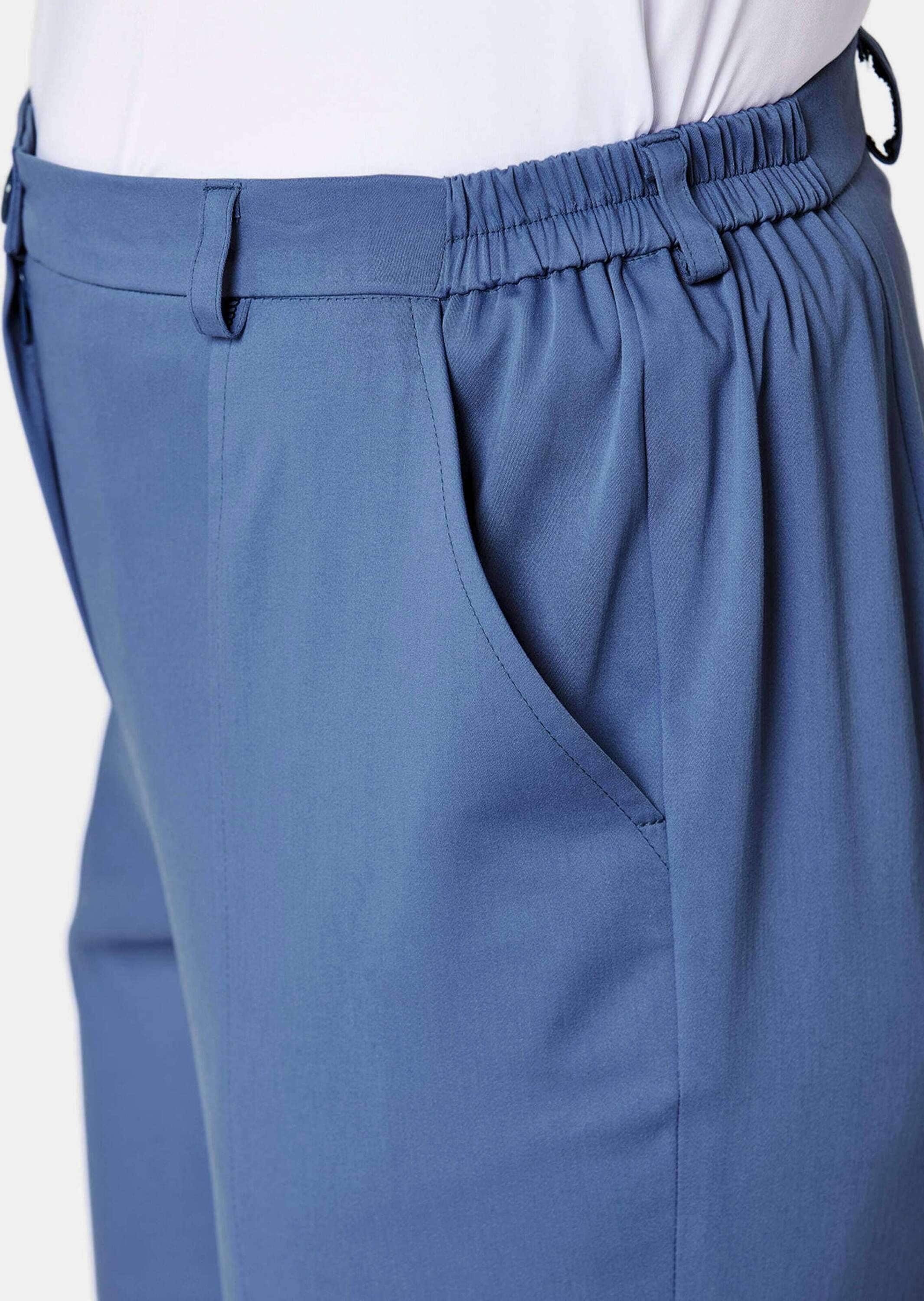 GOLDNER Caprihose »Verkürzte Satinhose Sportive Capri-Hose aus trageangenehmen Satin«