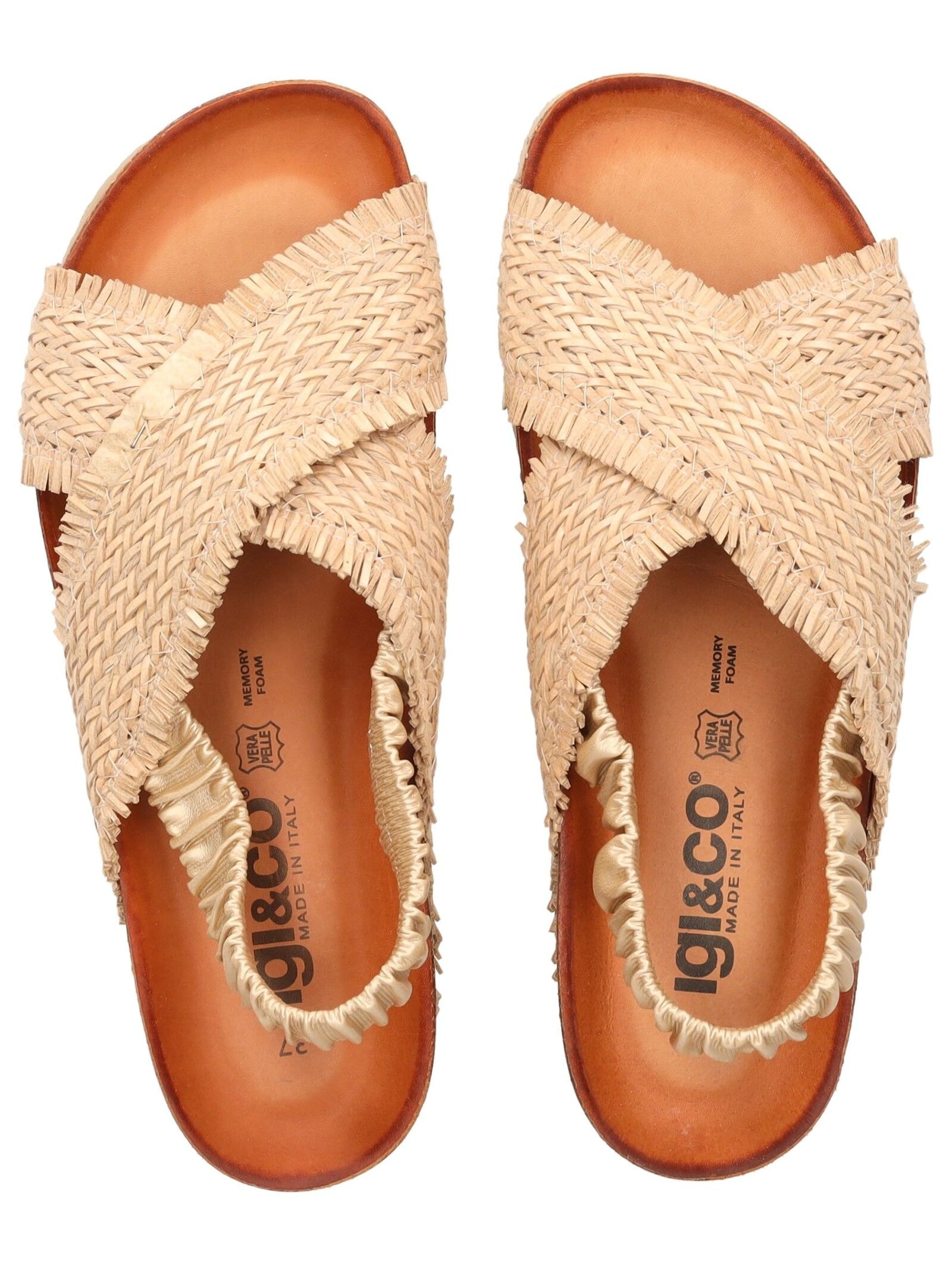 IGI & CO Riemchensandale »IGI & CO Sandalen Leder/Textil«