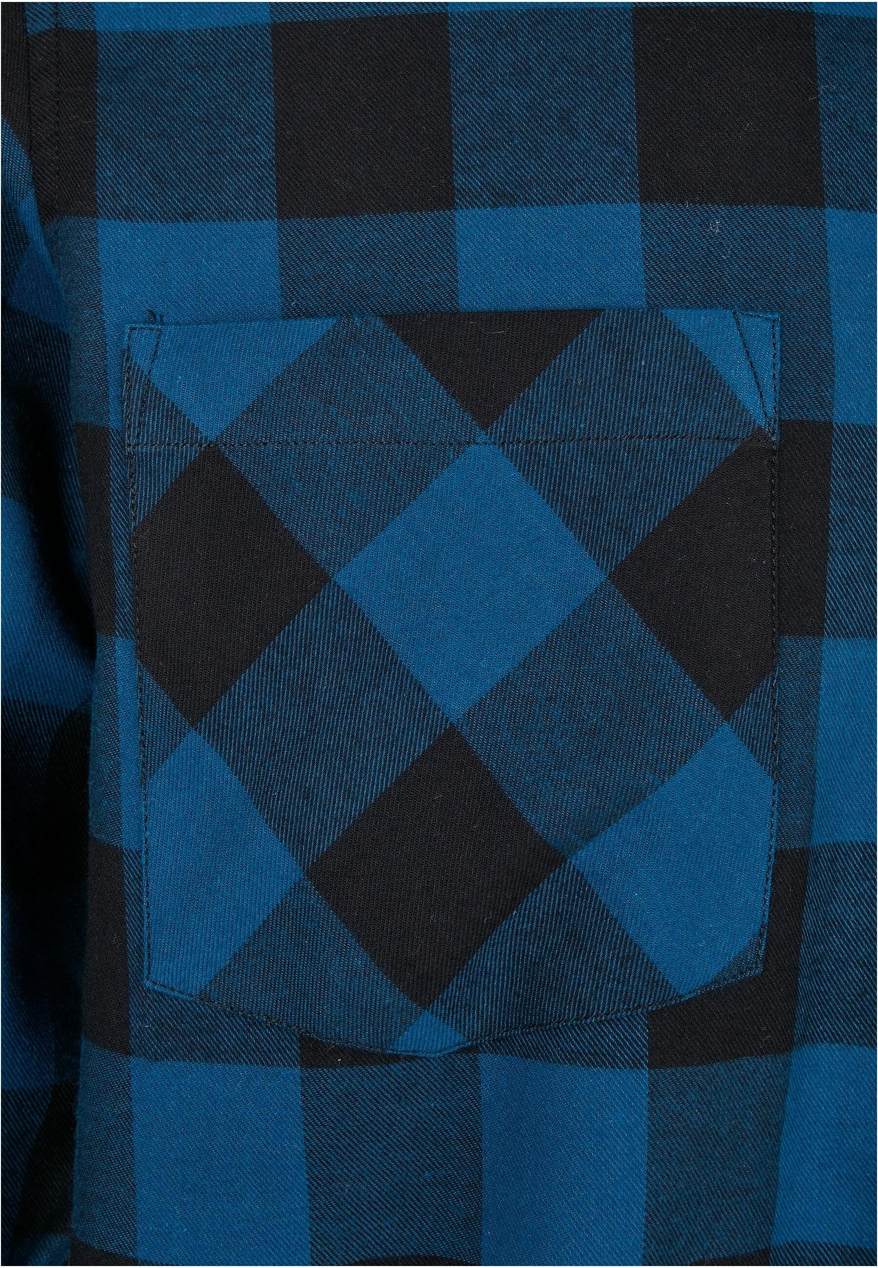 URBAN CLASSICS T-Shirt »Urban Classics Herren Checked Flanell Shirt«, (1 tlg.)
