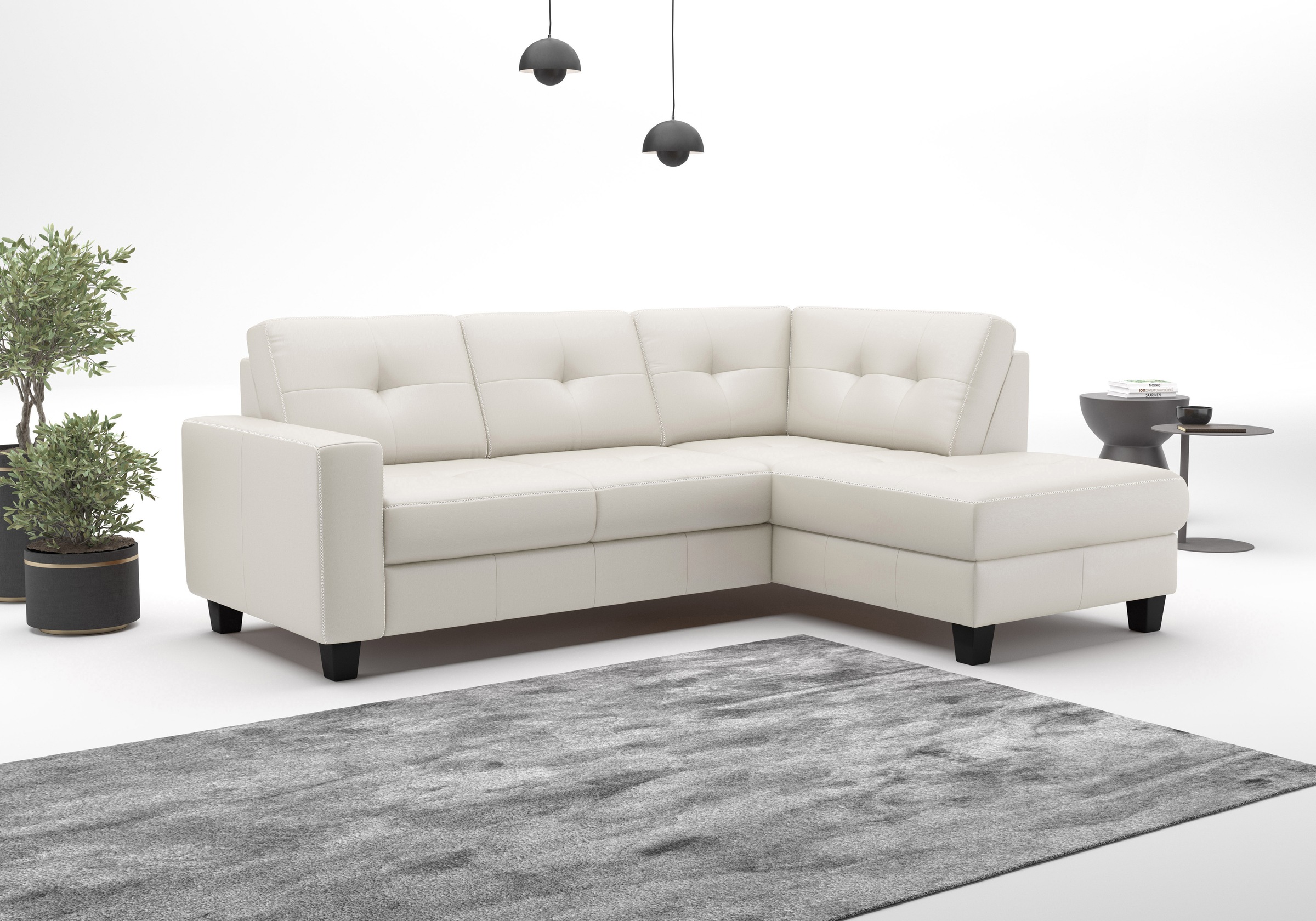 OTTO home Ecksofa "Varese" wahlweise mit Schlaffunktion und Bettkasten