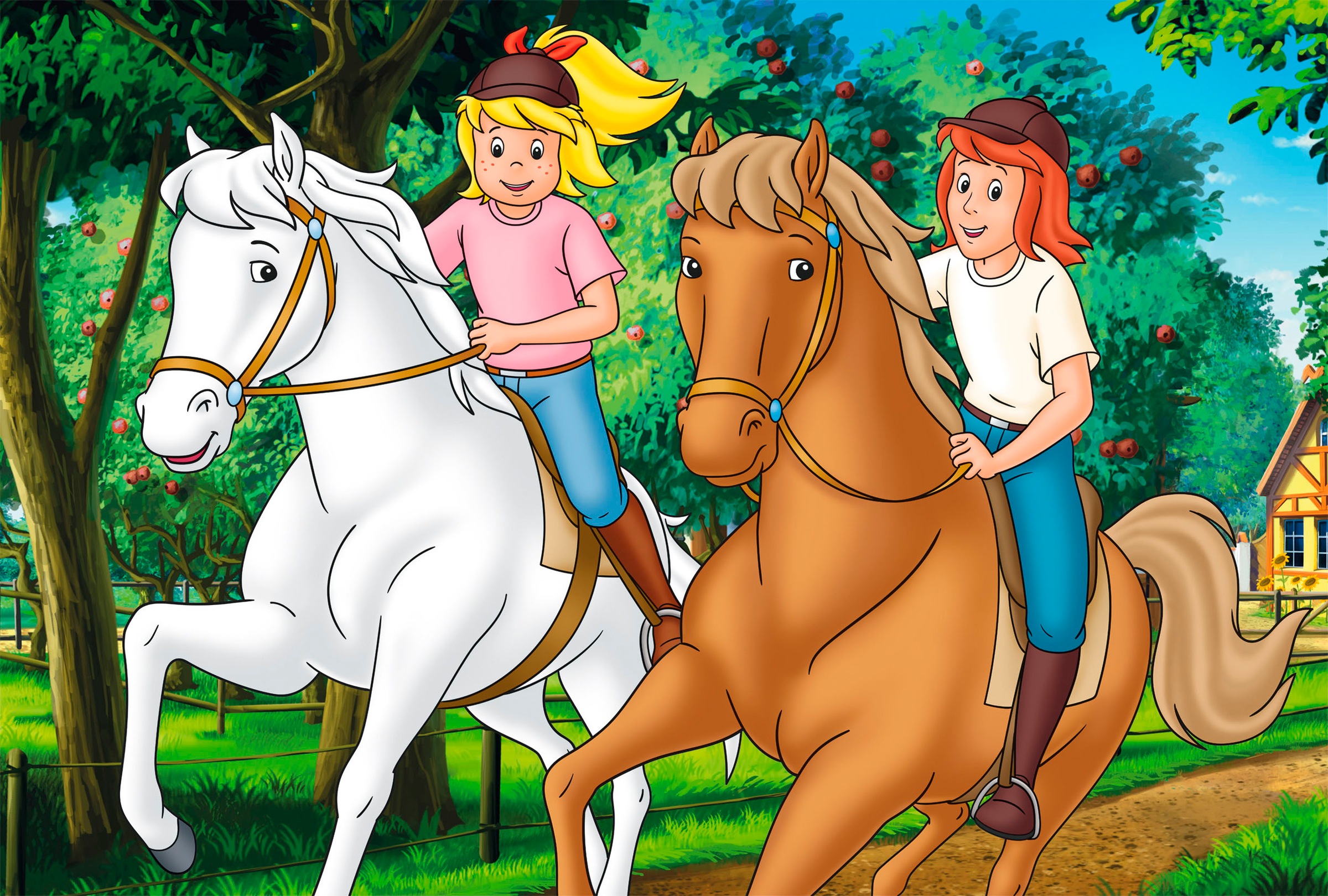 Schmidt Spiele Puzzle »Bibi & Tina, Sommerausritt«, Made in Europe