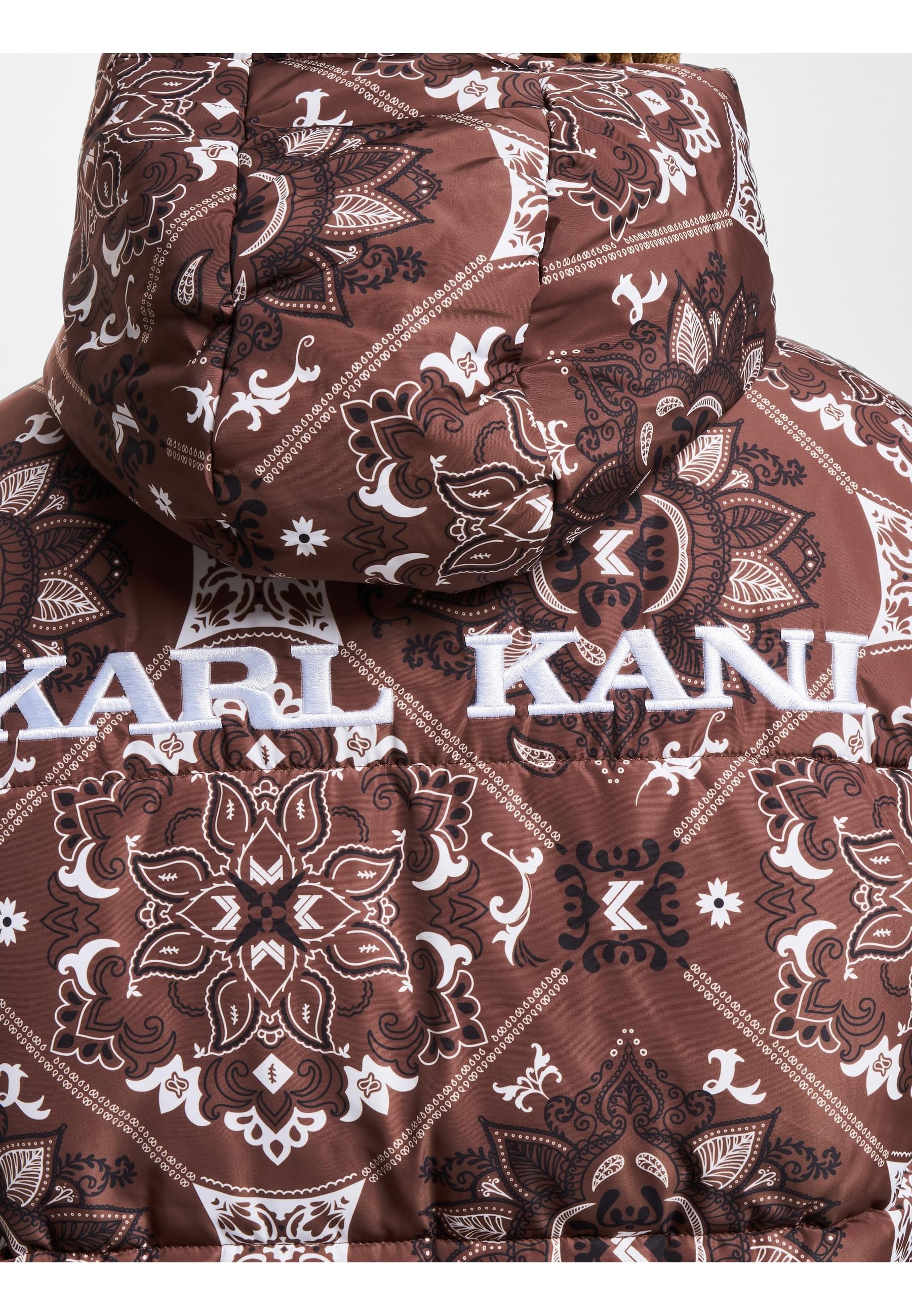 Karl Kani Winterjacke »Karl Kani Herren KM233-037-2 KK OG Paisley Puffer Jacket«, (1 St.), mit Kapuze