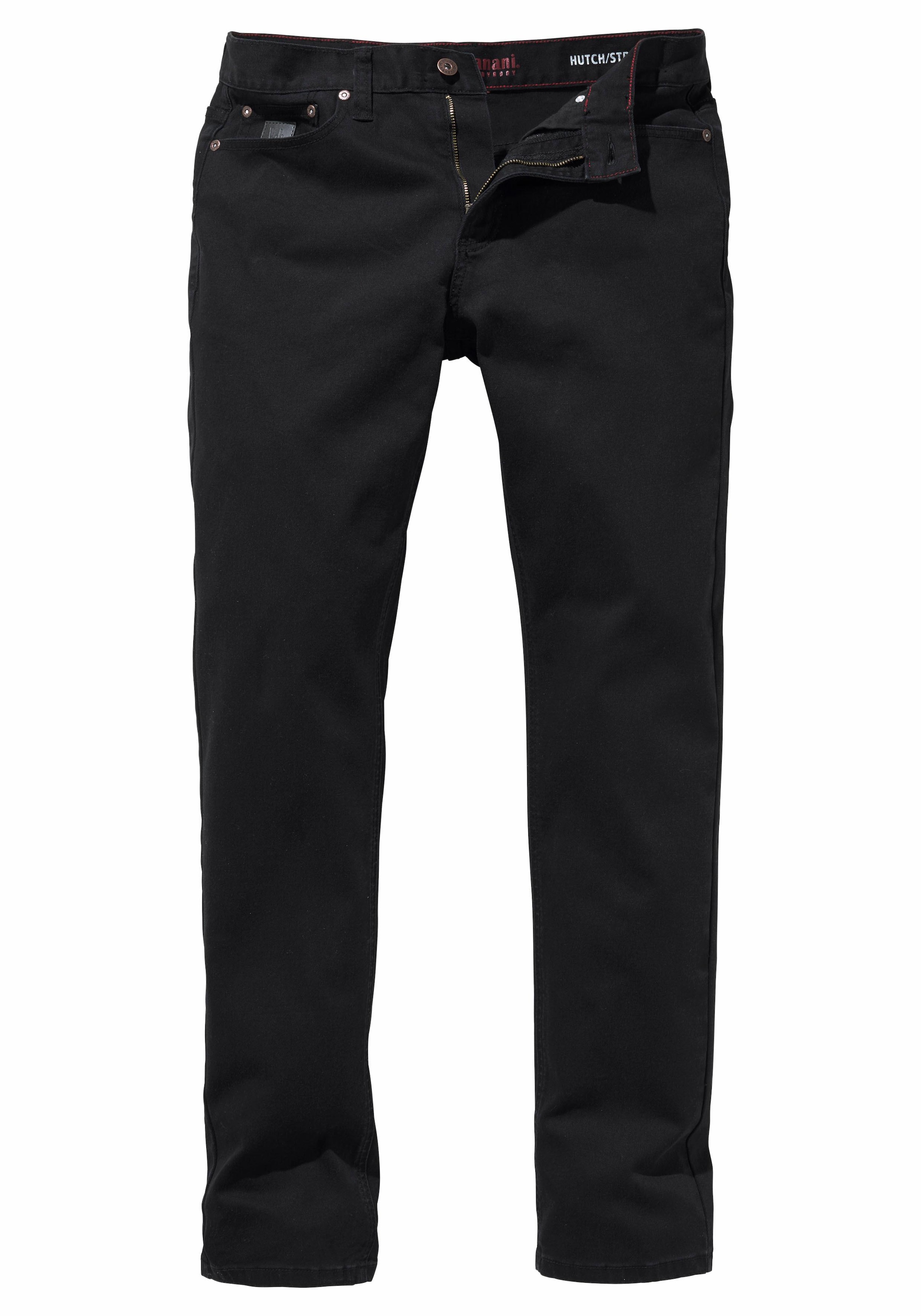 Bruno Banani Straight-Jeans »Hutch«, gerade Beinform, teilweise mit modischen Destroyed-Effekten