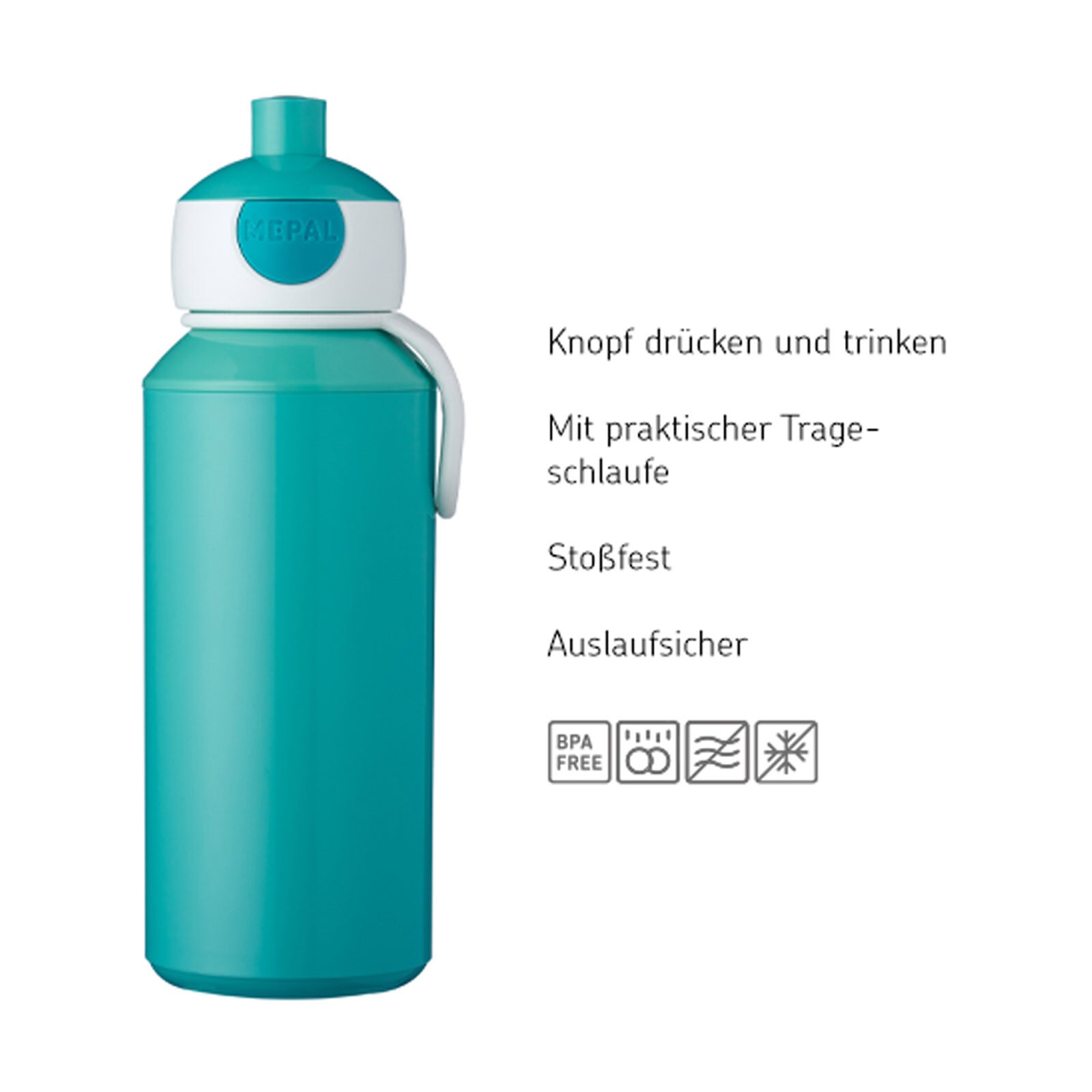 Mepal Trinkflasche »Pop-Up Trinkflasche Campus (2025) 400 ml«