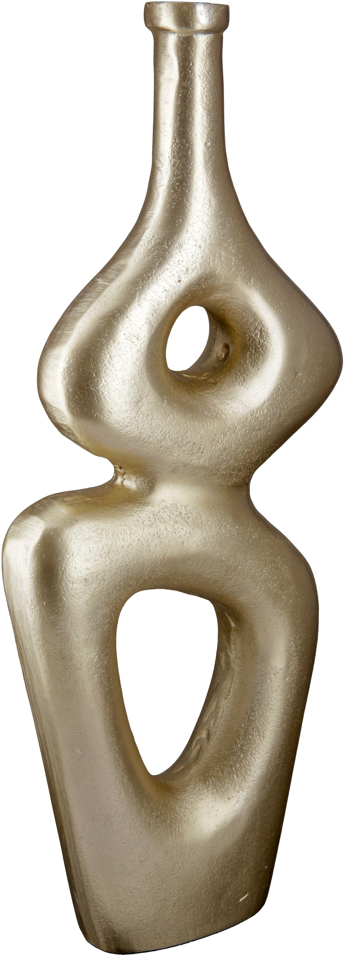 Casablanca by Gilde Dekovase »Formas«, (1 St.), Vase aus Aluminium, Dekoobjekt