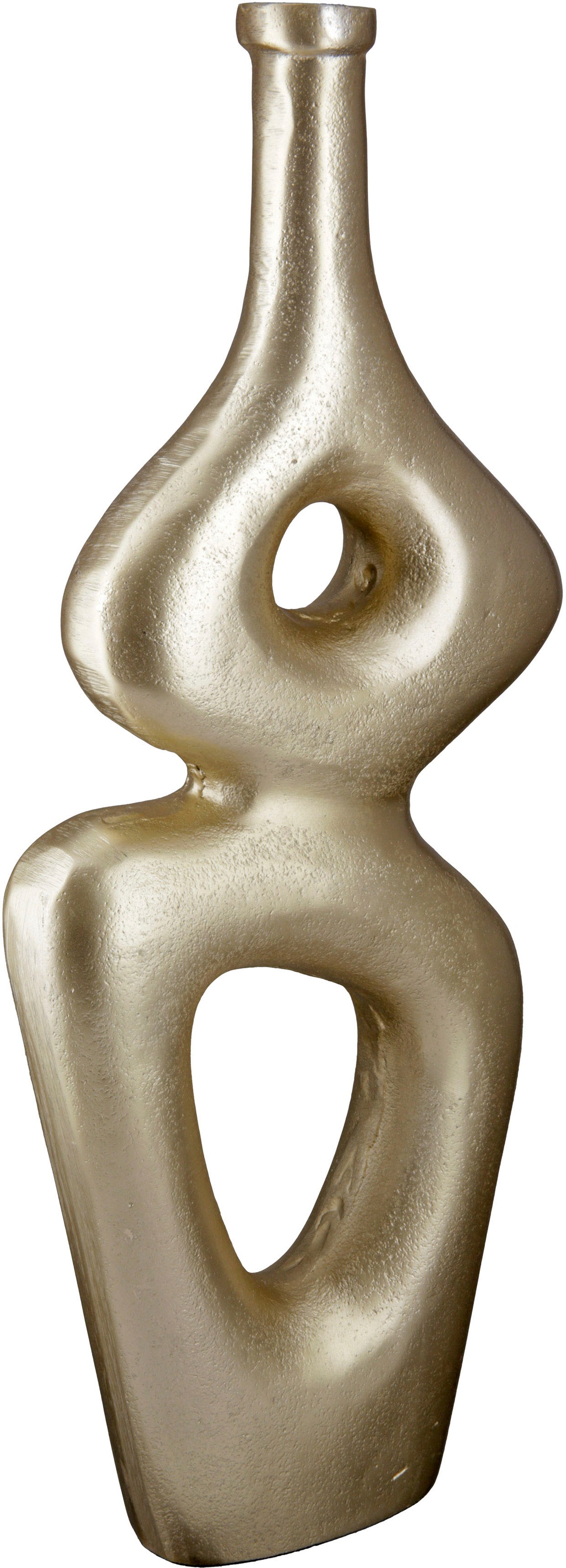 Casablanca by Gilde Dekovase "Formas" Vase aus Aluminium, Dekoobjekt