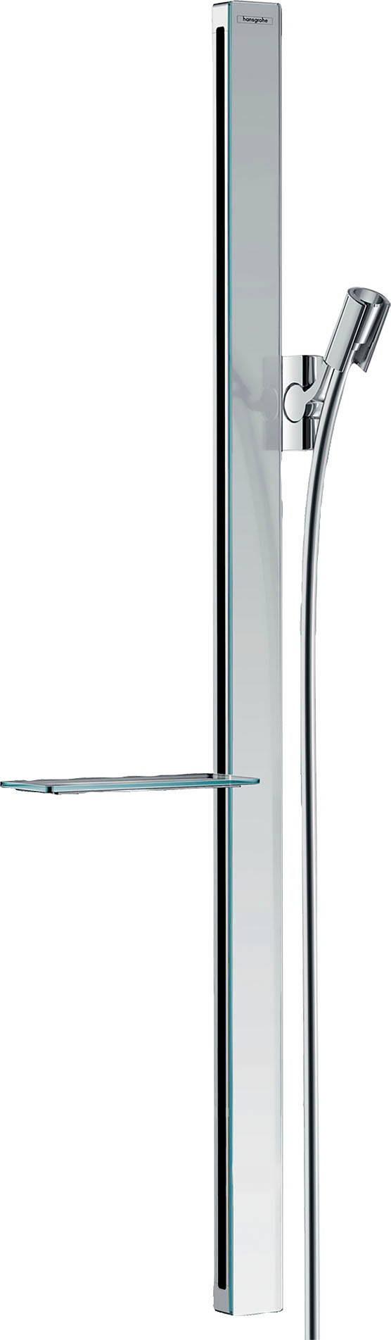 hansgrohe Stangenbrause-Set "Unica", (Komplett-Set), 90cm, mit Isiflex Duschschlauch 160cm, chrom