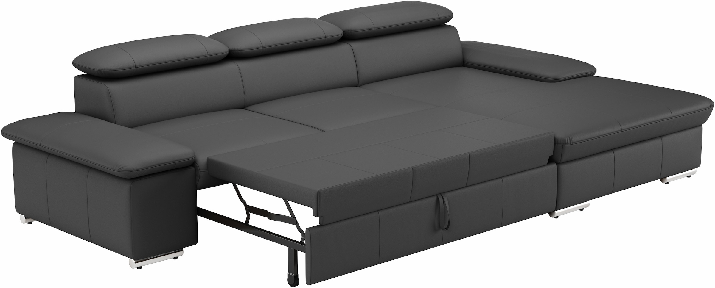 sit&more Ecksofa »Valantine L-Form«, inkl. Kopf- und Armteilverstellung, wahlweise mit Bettfunktion