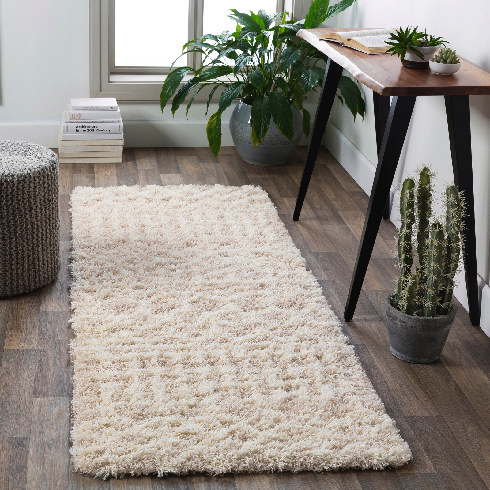 Livabliss Hochflor-Teppich "DUBAI" rechteckig 52 mm Höhe Shaggy Hochflortep günstig online kaufen