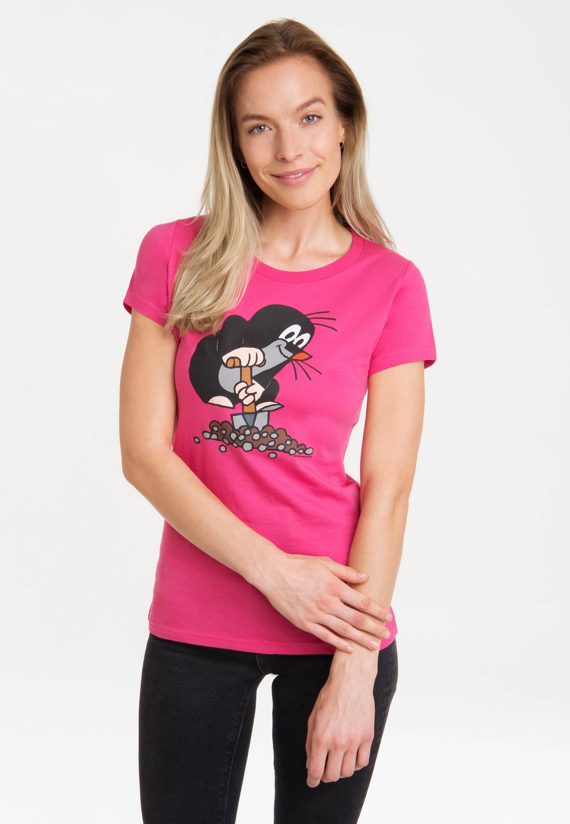 LOGOSHIRT T-Shirt »Der kleine Maulwurf«, mit lizenziertem Originaldesign