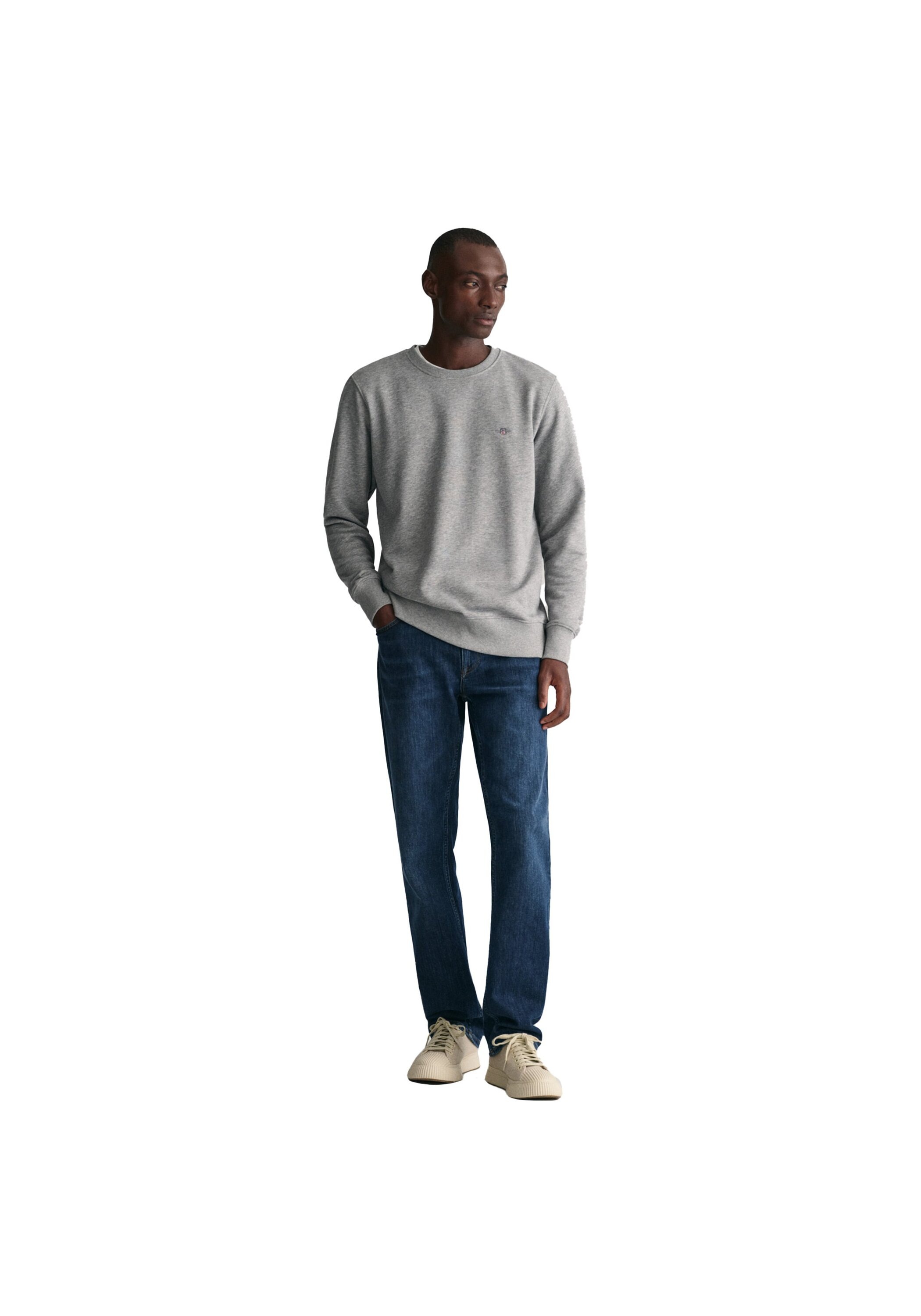 Gant Sweatshirt »Sweatshirt REGULAR SHIELD C-NECK SWEAT«