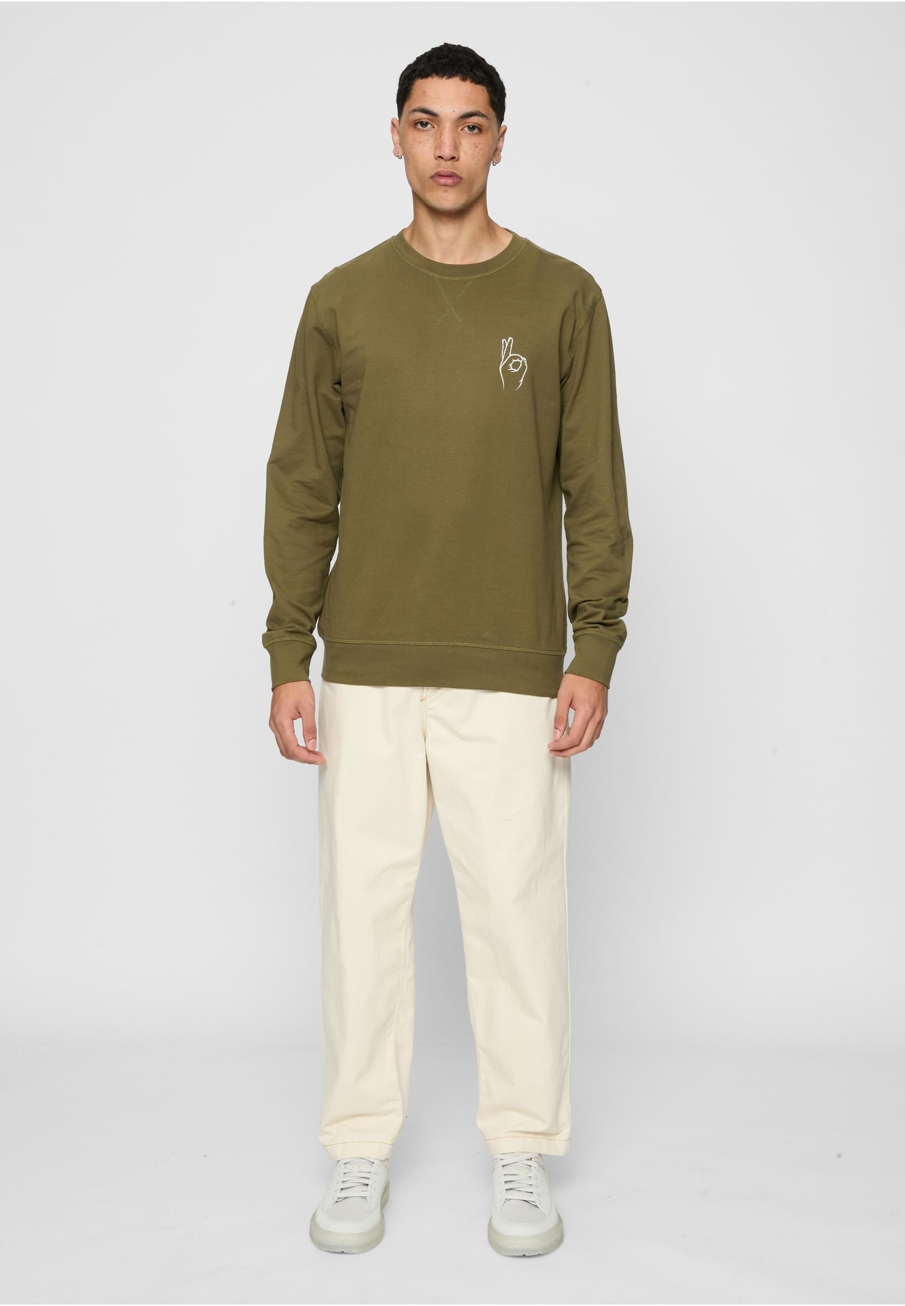 MisterTee Rundhalspullover »MisterTee Easy Sign Crewneck«, (1 tlg.)