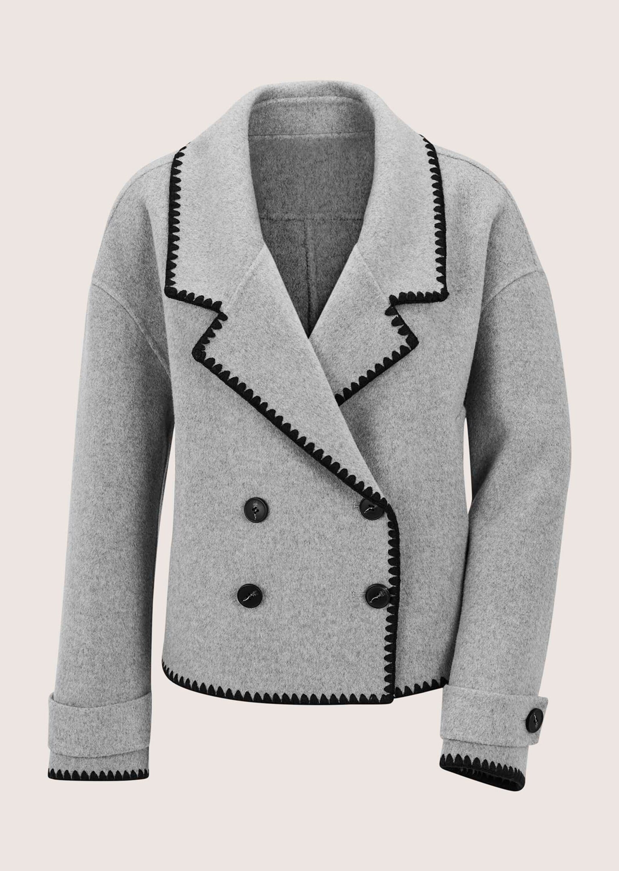 MADELEINE Kurzjacke "Kurzjacke Elegante Wolljacke mit Reverskragen" Doublef günstig online kaufen