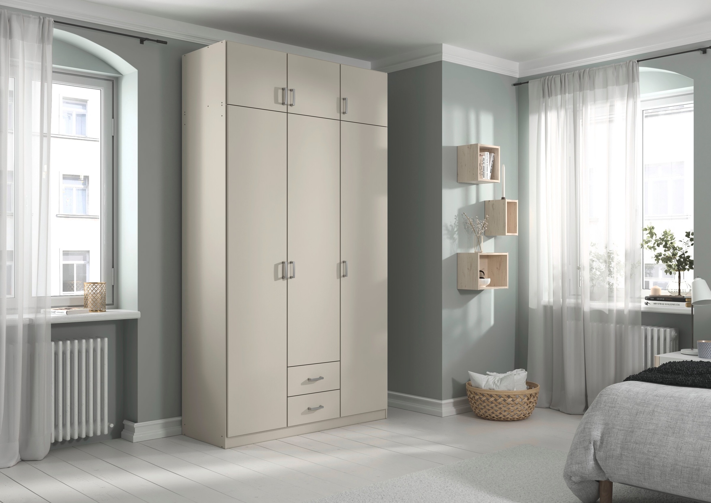 Thumbnail - rauch Kleiderschrank "Schrank Garderobe Wäscheschrank GAMMA in 4 Breiten 91-226 cm" 3 verschiedene Ausstattungen BASIC/C...