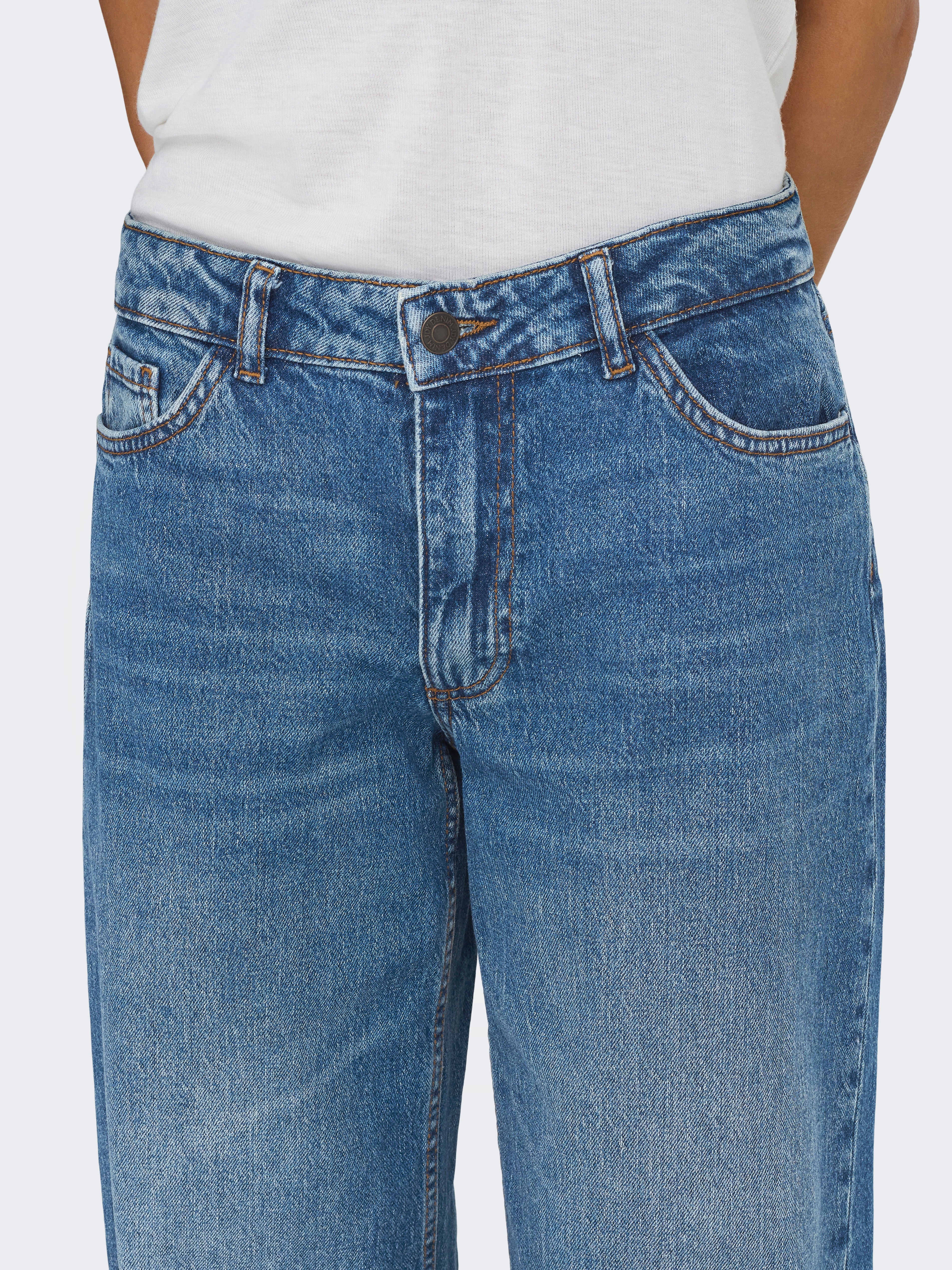 Thumbnail - JDY Relax-fit-Jeans "JDYRUBY MW WID MB 1006 DNM NOOS"