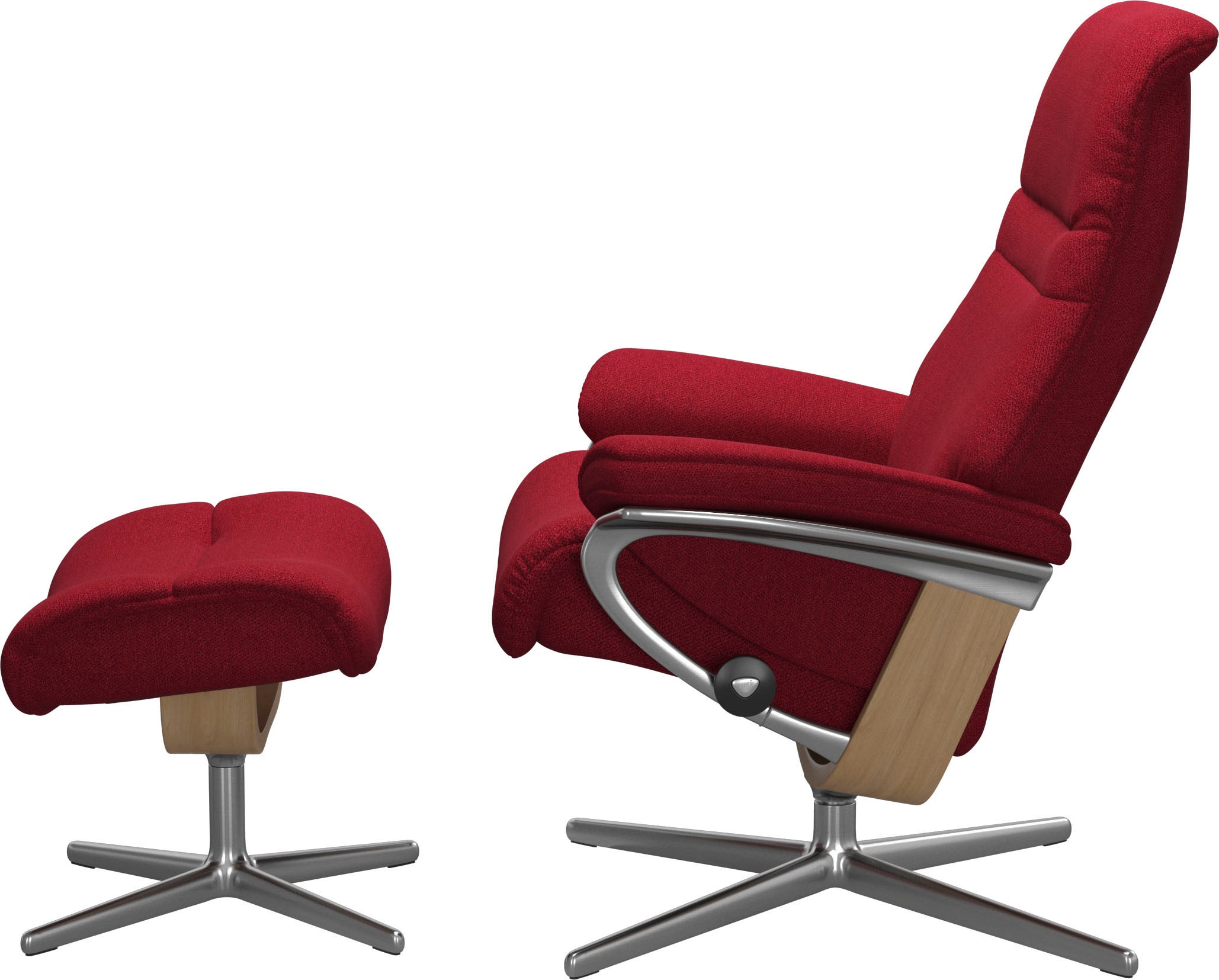 Stressless® Fußhocker »Sunrise«, mit Cross Base, Größe S, M & L, Holzakzent Eiche