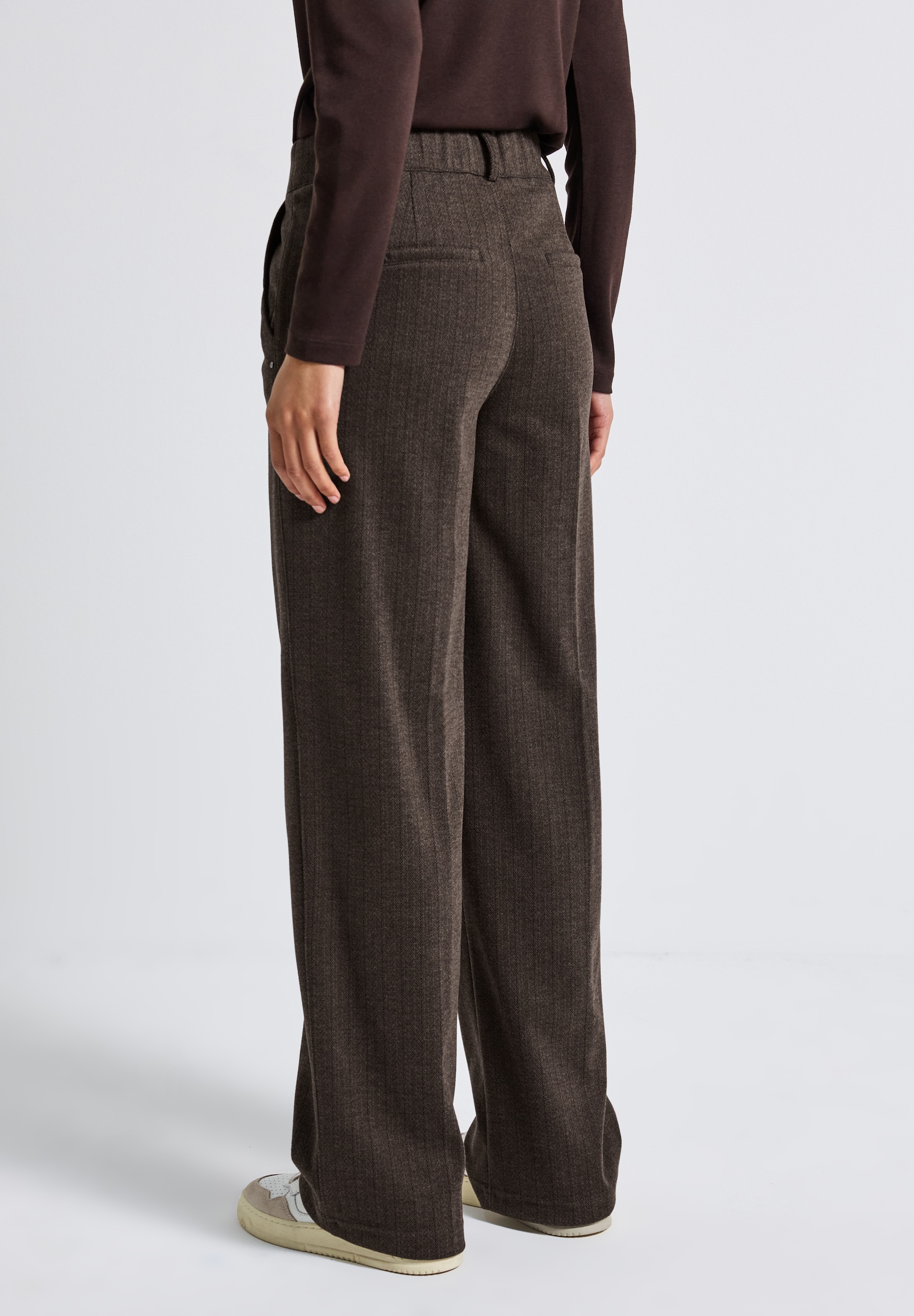 STREET ONE Stoffhose, High Waist