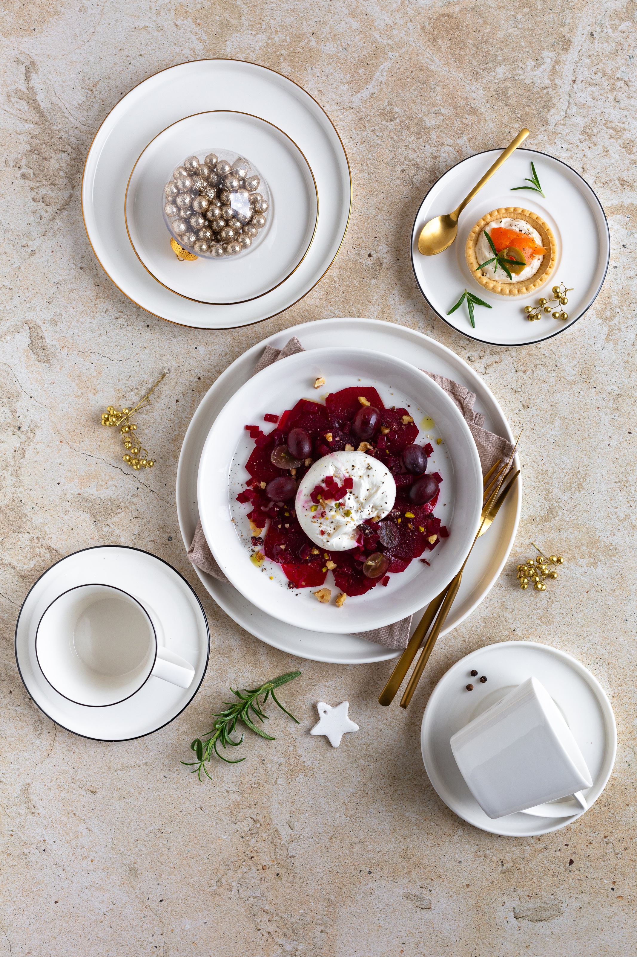 MÄSER Tafelservice "SITA, aus Porzellan" Teller Set, Geschirr-Set, Service günstig online kaufen