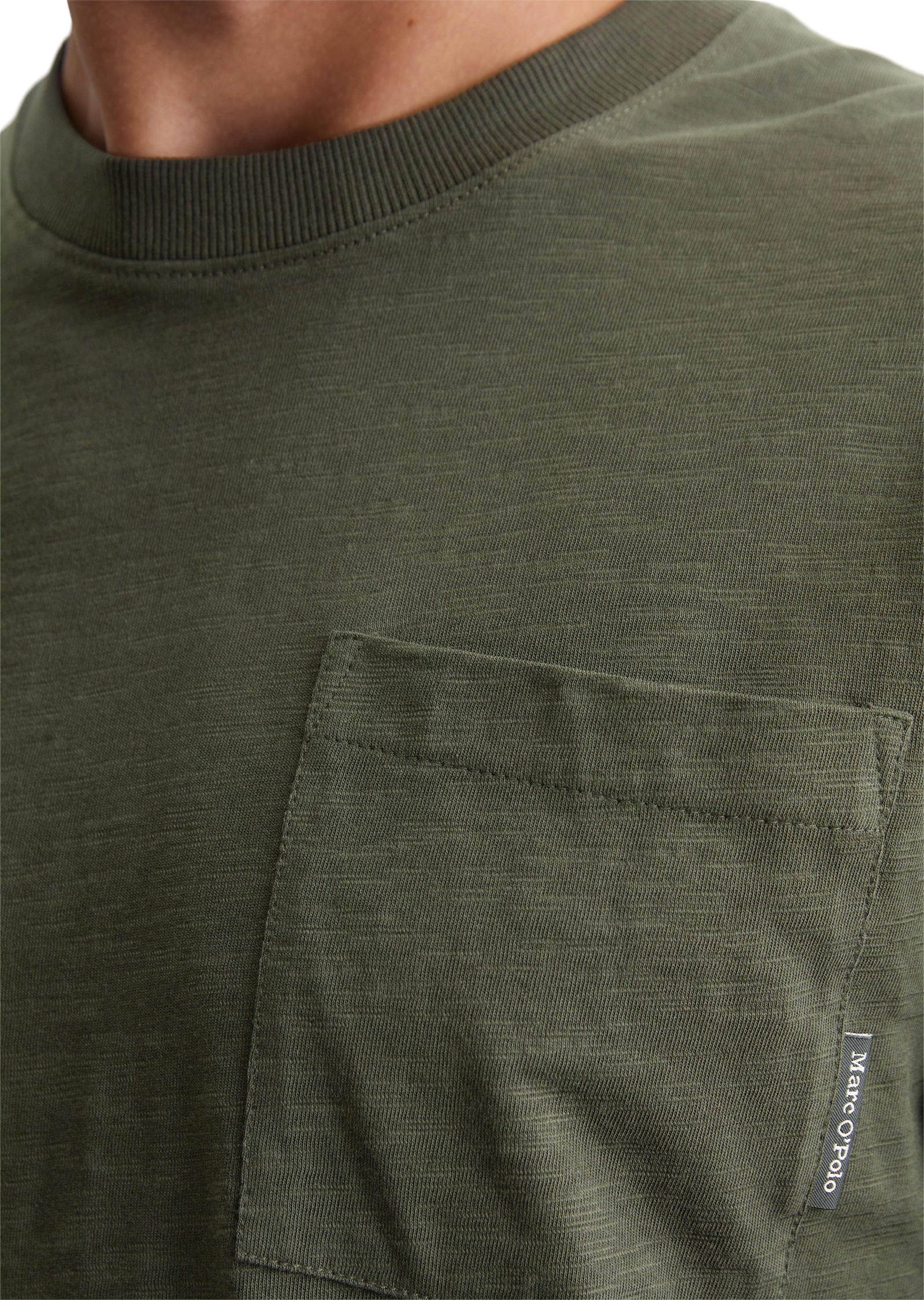 Marc O'Polo Langarmshirt »in Heavy-Slub-Jersey-Qualität«