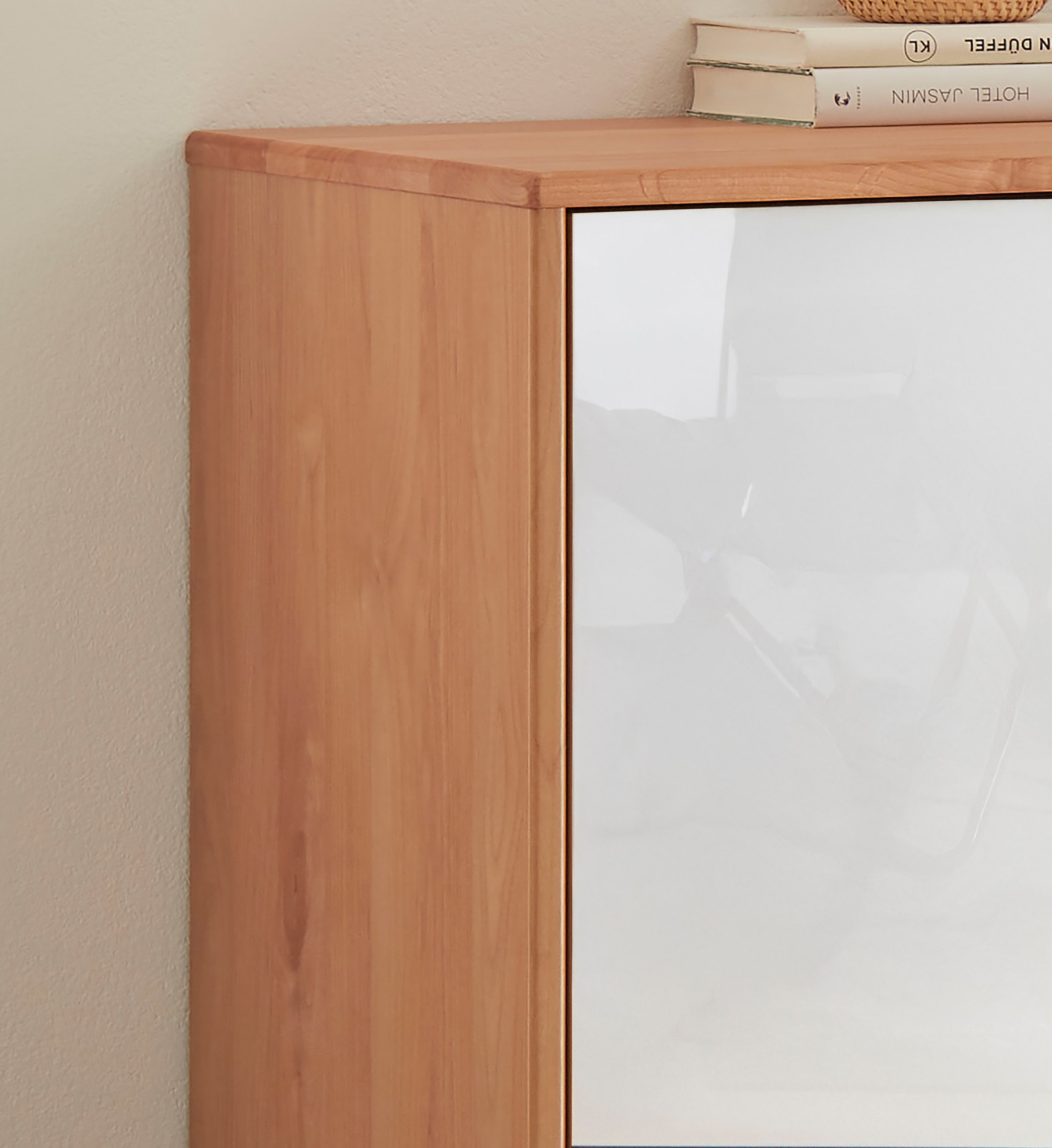 WIEMANN Kommode »Cardiff Sideboard, Wäscheschrank, teilmassiv Erle, 80 cm«, (Kommode 80x86x43 cm, braun, mit Dämpfung, MADE IN GERMANY), verschiedenen Ausführungen, inklusive Einlegeboden
