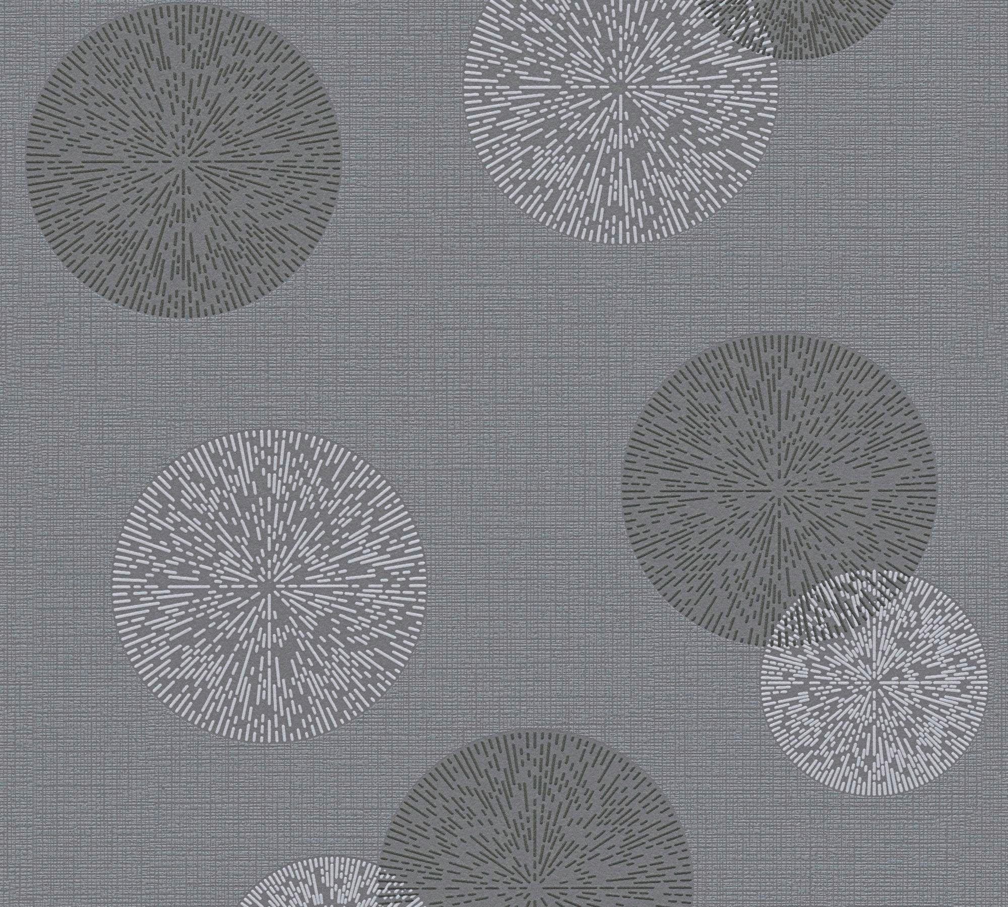 living walls Vliestapete "Happy Spring" gepunktet Grafik Tapete Kreise