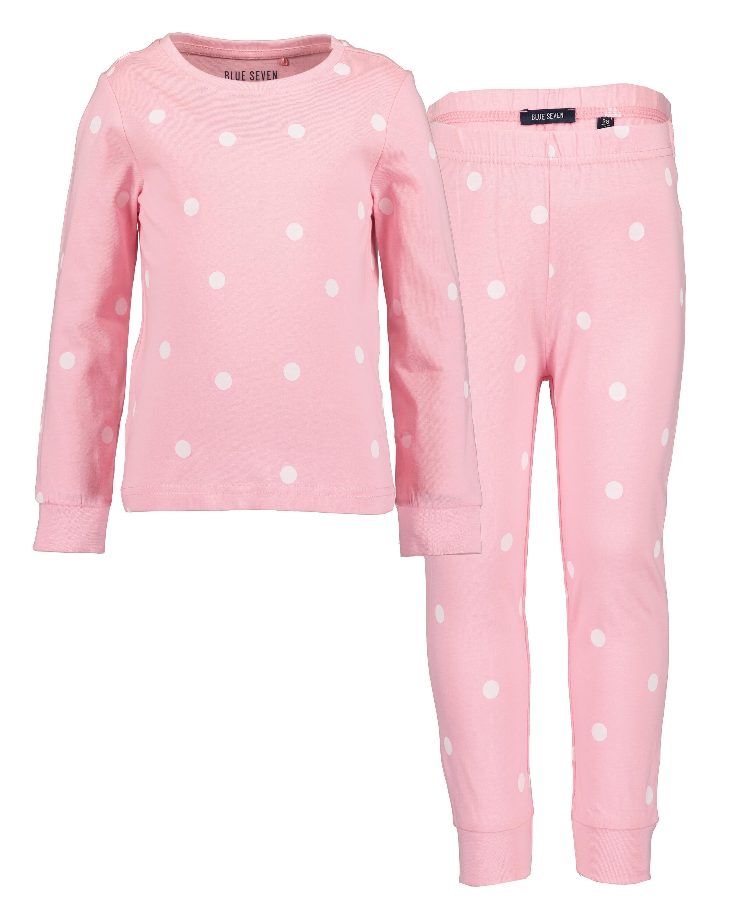 Blue Seven Pyjamaoberteil "Blue Seven Mädchen Pyjama KIDS GIRLS BASICS - 2er Set"