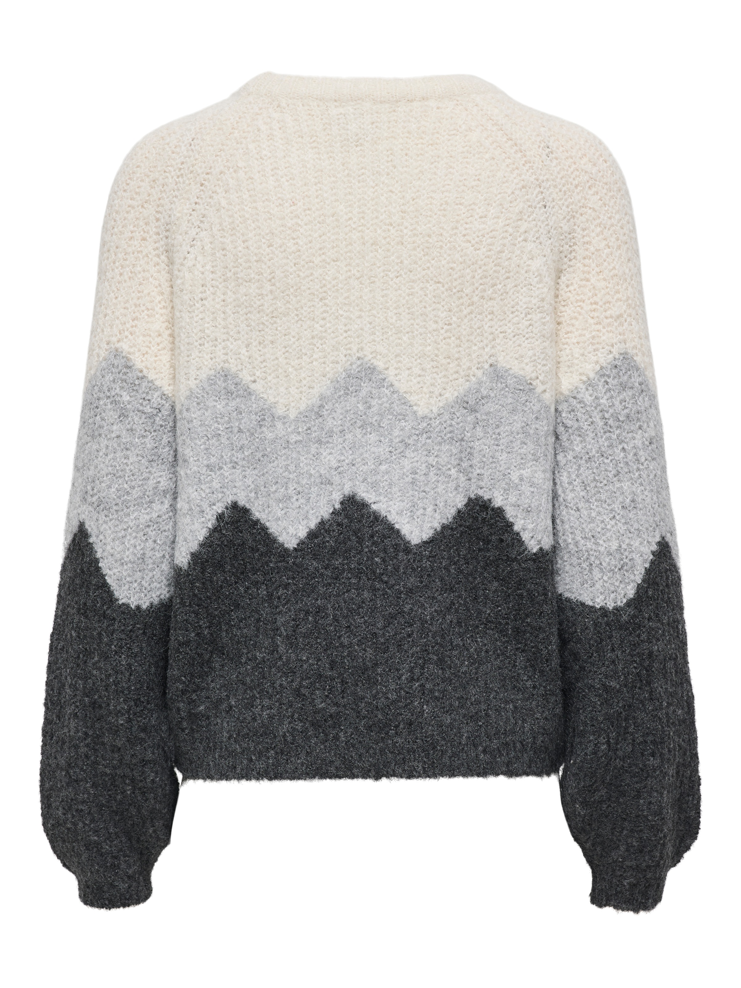 ONLY Strickpullover "ONLMAE LIFE LS ZIGZAG O-NECK KNT" günstig online kaufen