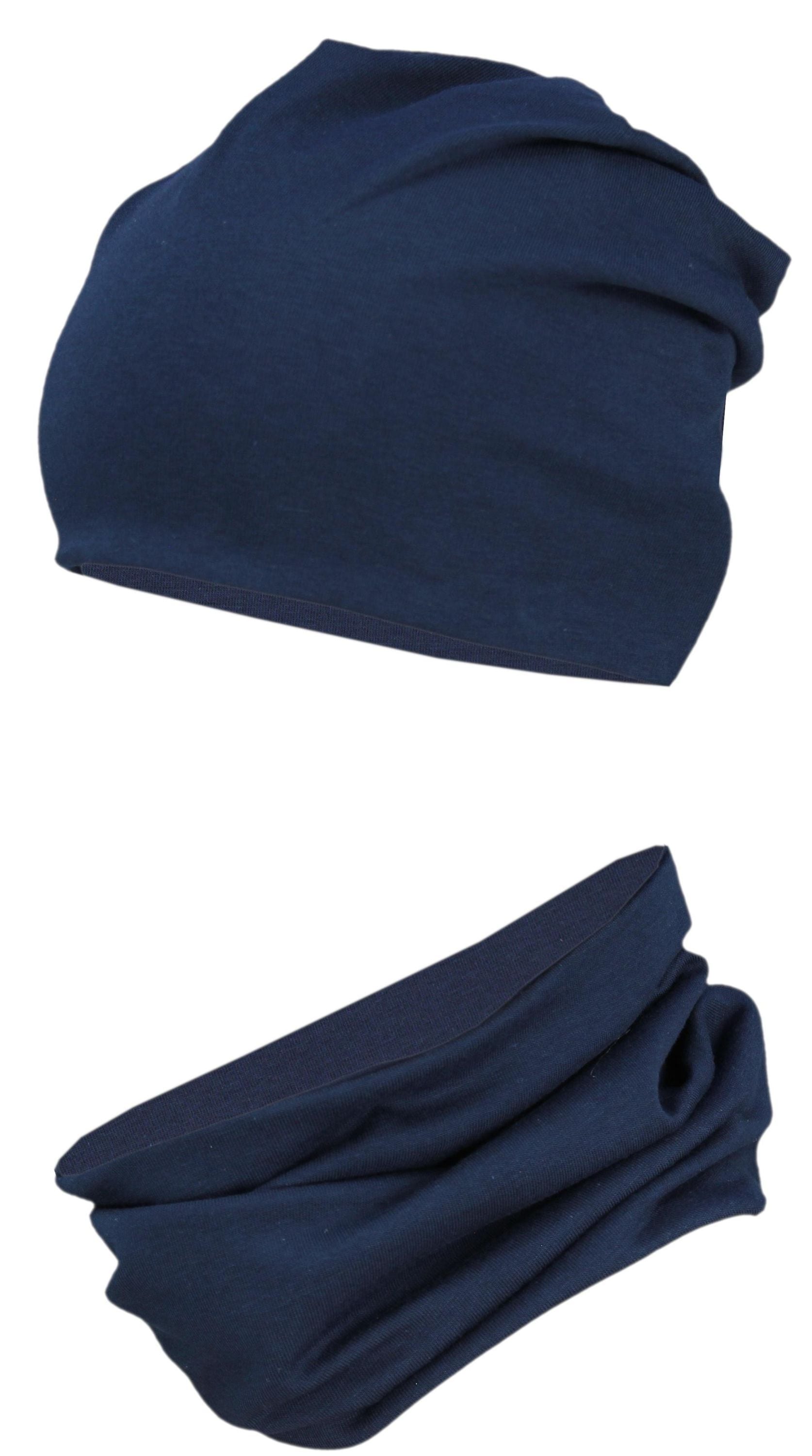 TupTam Beanie »Mütze Unisex Set Kinder Beanie Mütze Schlauchschal«