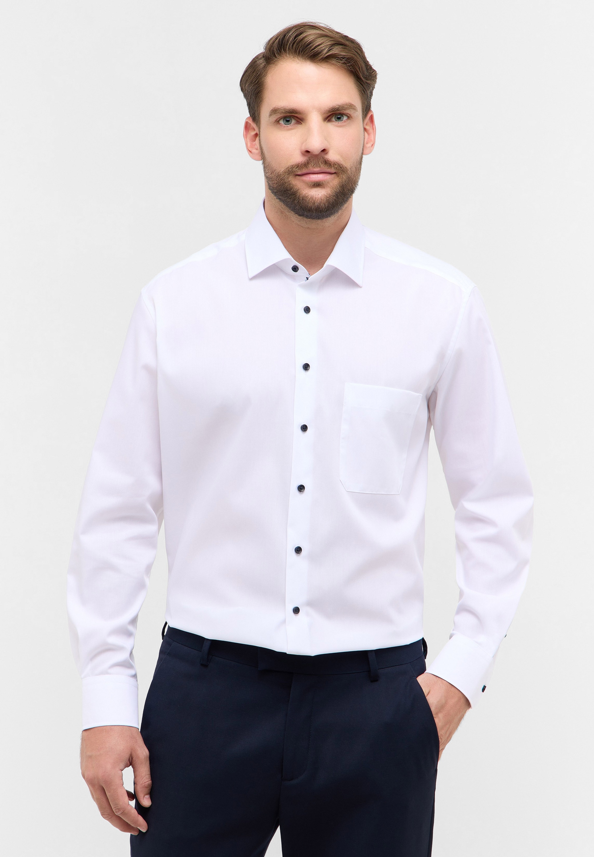 Eterna Langarmhemd "COMFORT FIT" NON IRON (bügelfrei) günstig online kaufen