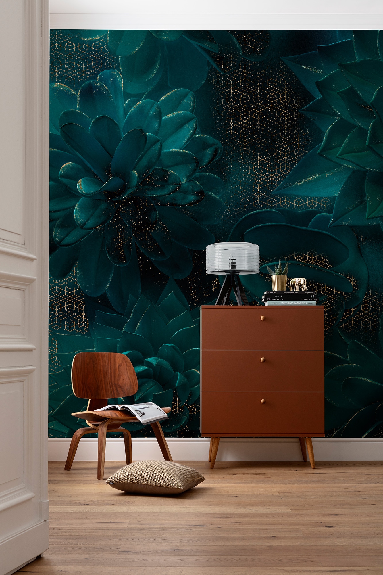 Komar Fototapete "Ombres" bedruckt glatt 350 x 250 cm (Breite x Höhe) - Tapete, Vlies, Wohnzimmer, Schlafzimmer