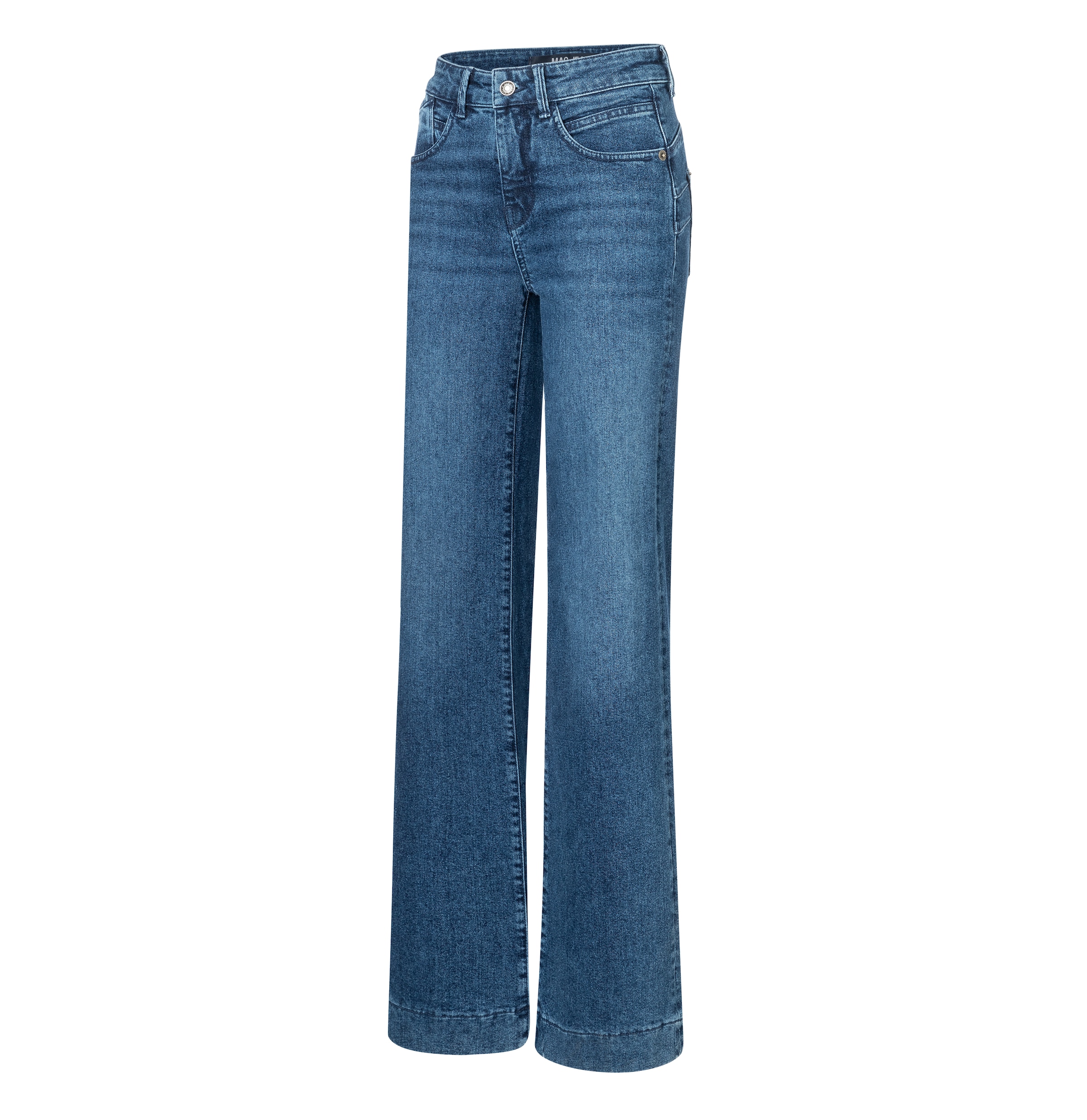 MAC Jerseyhose »Shirt-Hose Palazzo Cropped«
