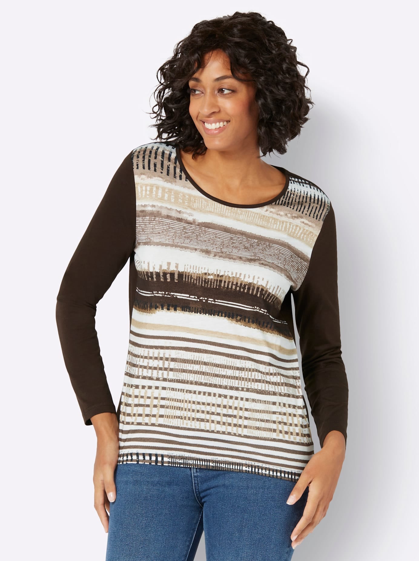 Casual Looks Langarmshirt »Shirt«, (1 tlg.)