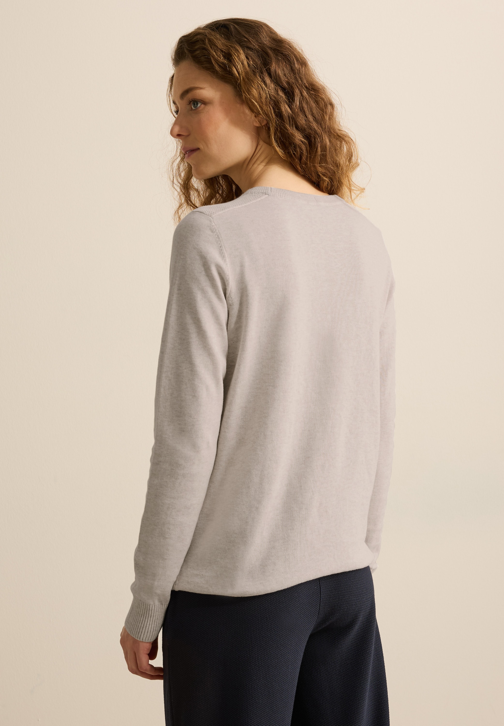 Cecil Strickpullover, aus reiner Baumwolle