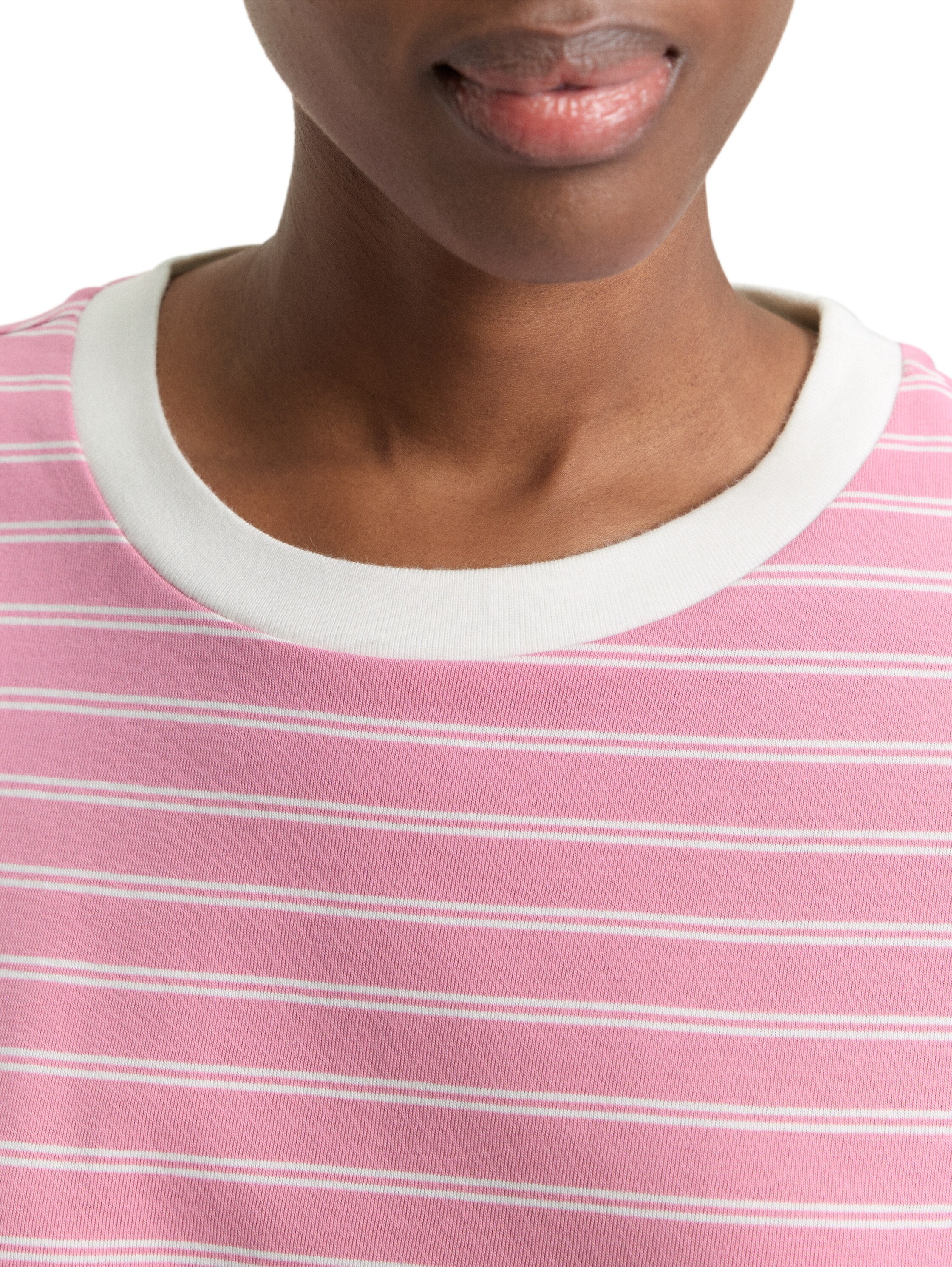 TOM TAILOR Denim T-Shirt mit Streifen Muster