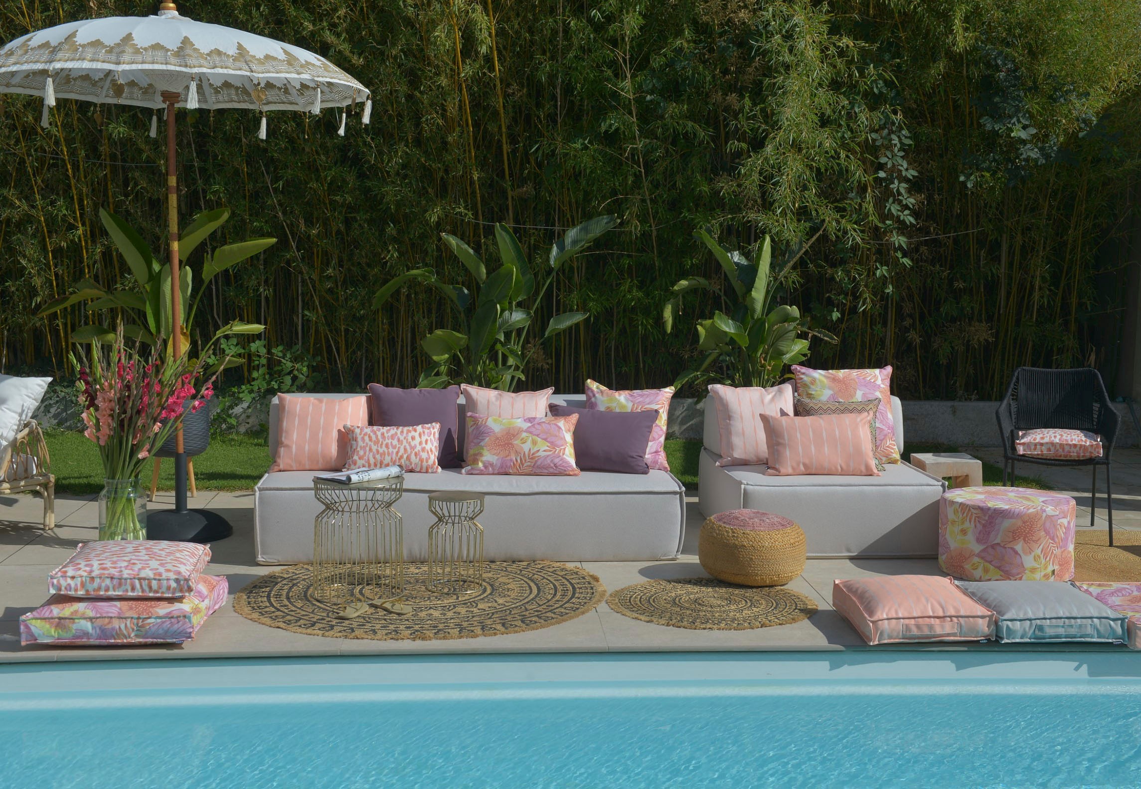 H.O.C.K. Dekokissen "Loana" Kissenhülle mit Füllung, 1 Stück günstig online kaufen