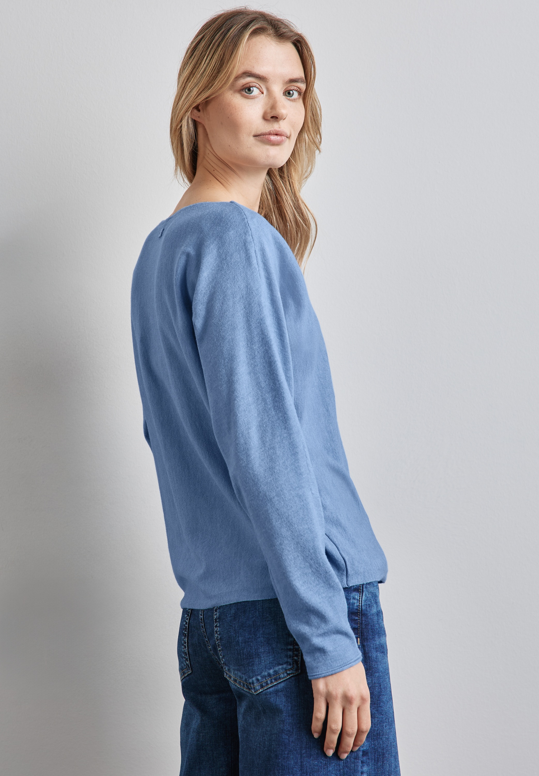 STREET ONE Strickpullover, mit U-Boot-Ausschnitt